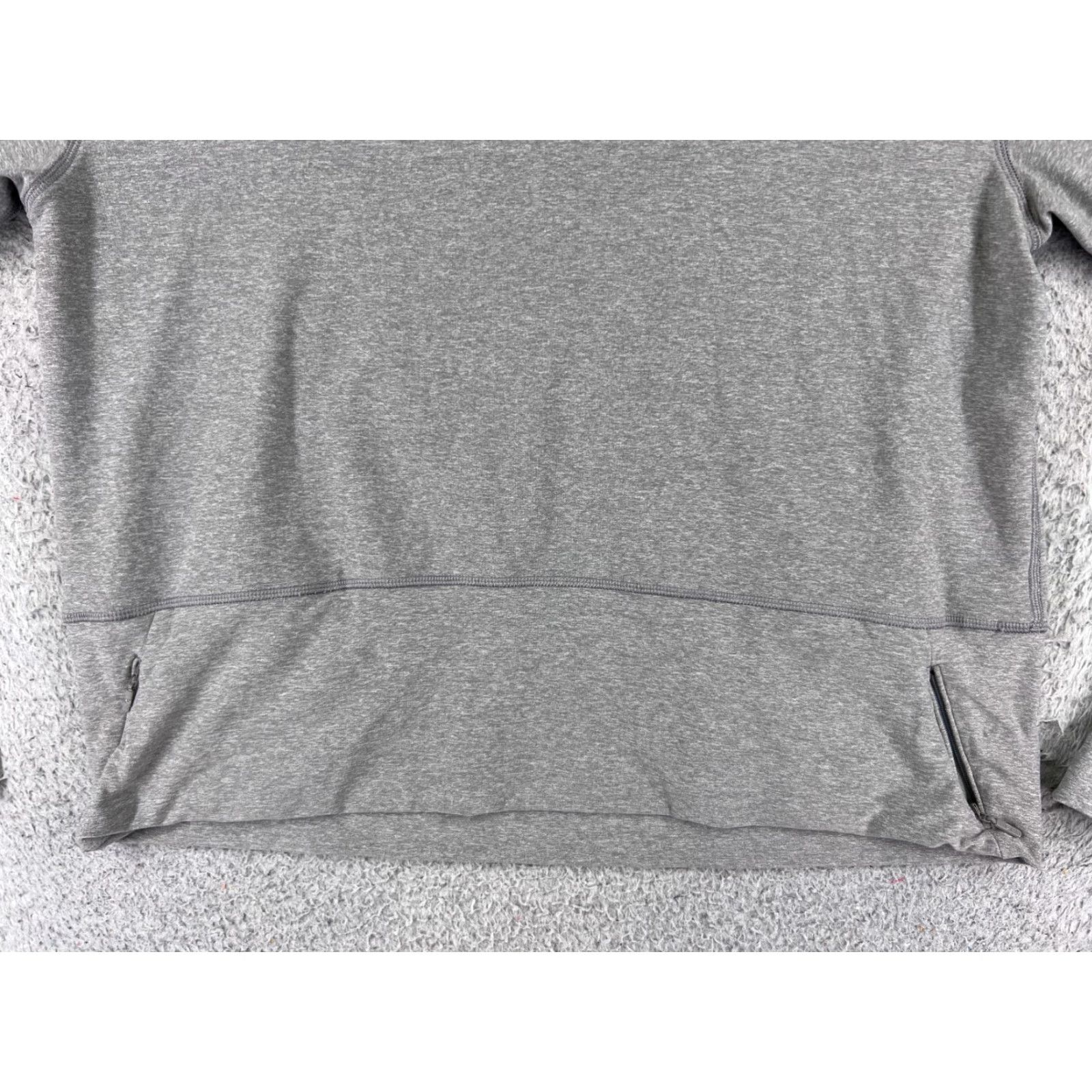 Lululemon Lululemon Sweater Women 8 Gray Ready to Rulu Pullover Funnel Neck Long Sleeve Shirt Size M / US 6-8 / IT 42-44 - 5 Thumbnail