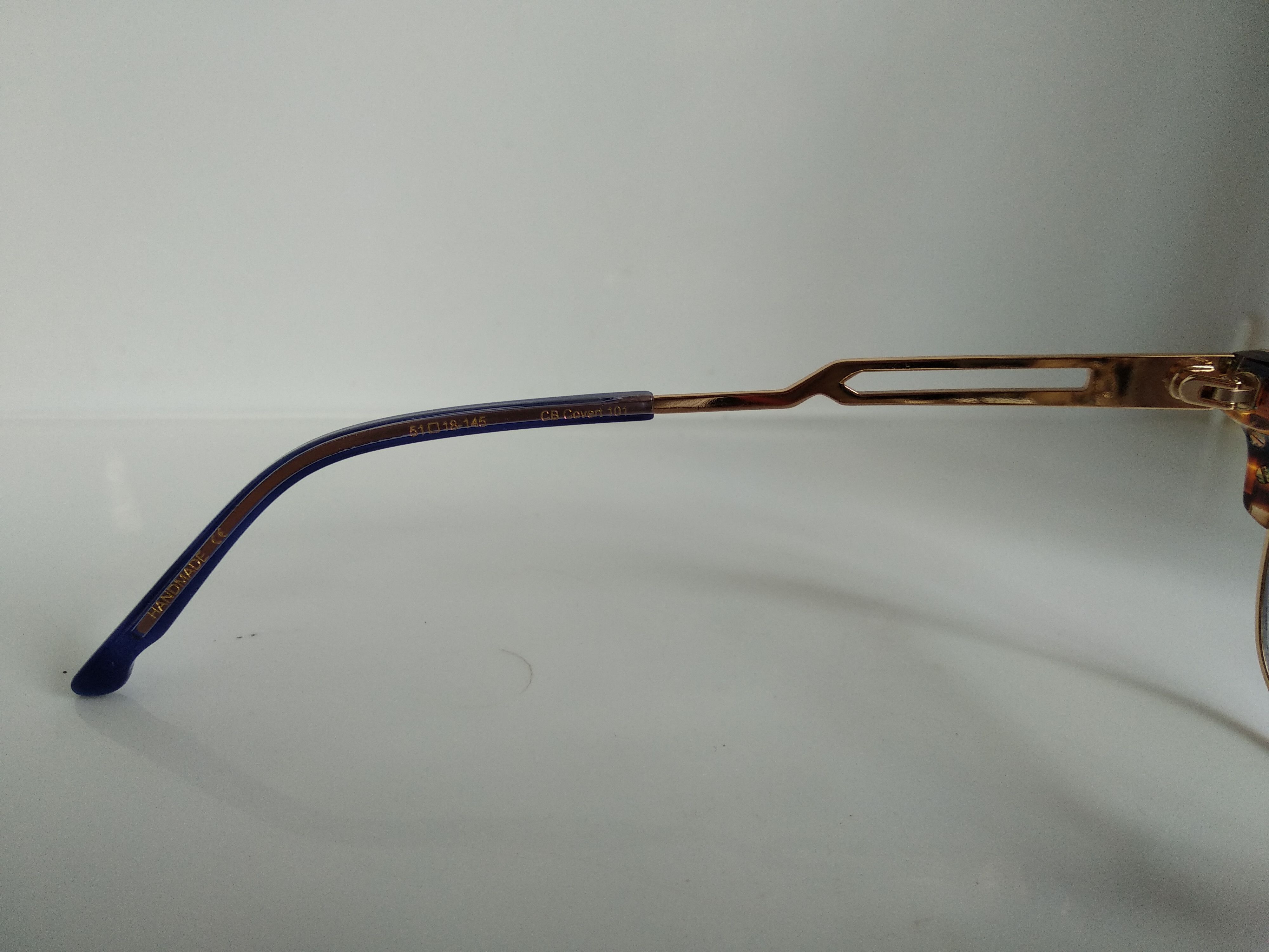 Other COCO AND BREEZY Mod Malcolm X Brown Gold Eyeglasses Frame Size ONE SIZE - 6 Thumbnail