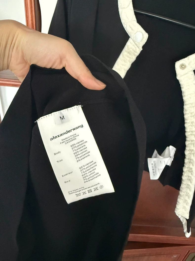 Alexander Wang Alexander Wang Black Midi Dress- Size M / US 6-8 / IT 42-44 - 6 Thumbnail