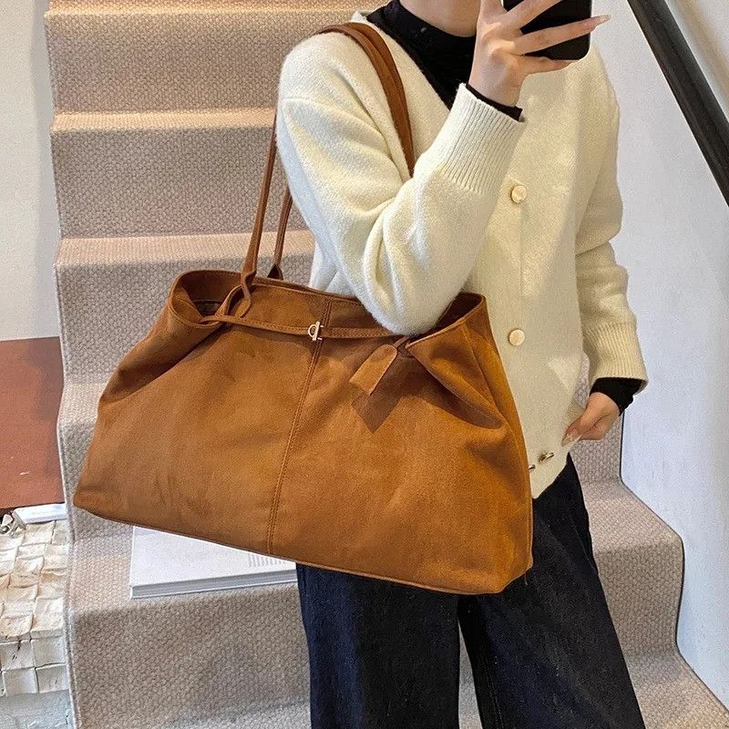 Leather × Vintage 2025 Retro Frosted Leather Bag Size ONE SIZE - 1 Thumbnail