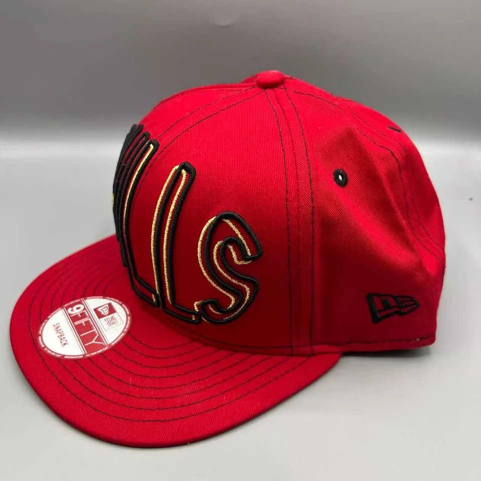 New Era Chicago Bulls Hat Men 9Fifty New Era NBA Snap Back Cap New Size ONE SIZE - 2 Thumbnail