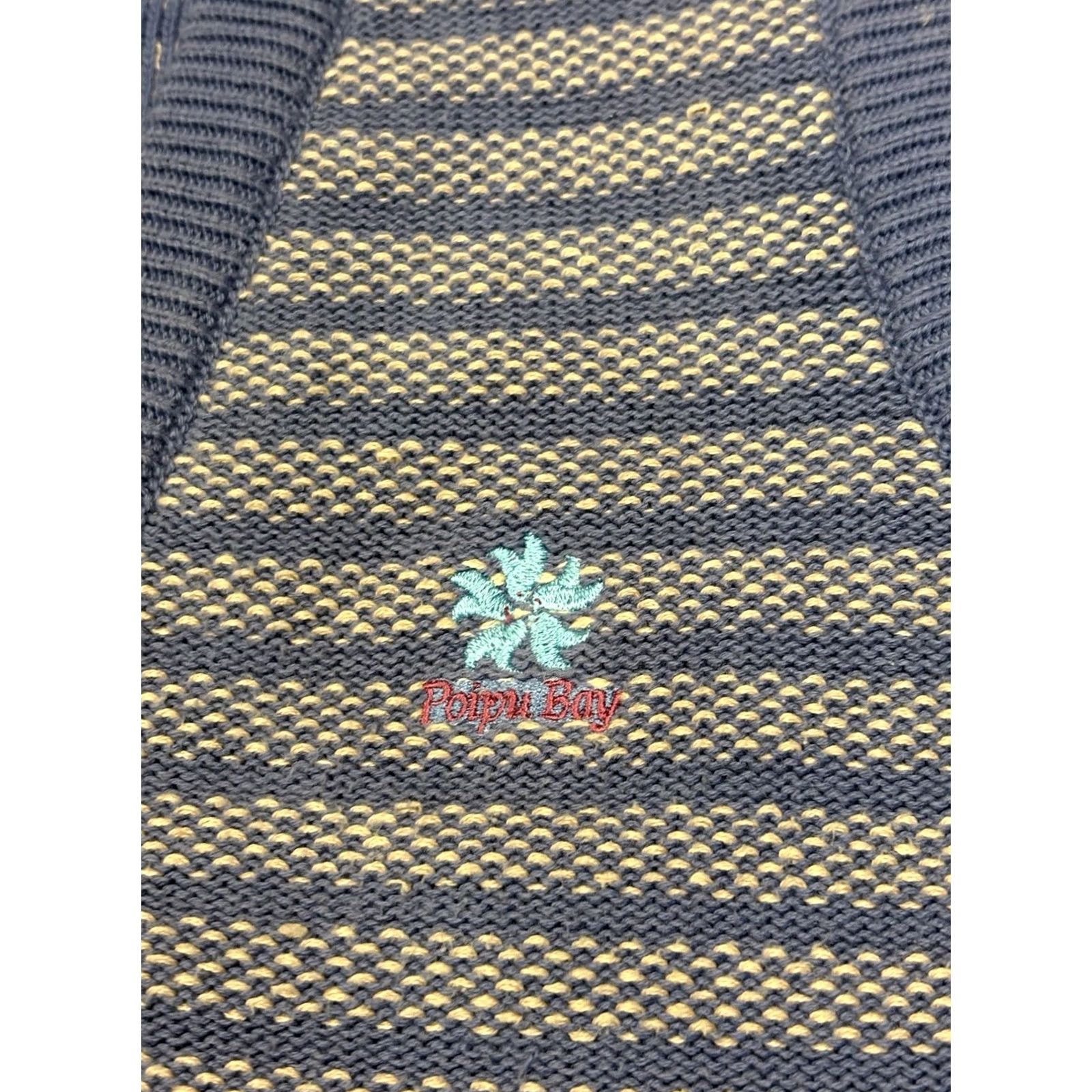 Izod VINTAGE IZOD Ladies Golf Sweater Vest L Blue 100% Cotton Embroidered Preppy 90s 80s Poipu Bay Zero Handicap V-Neck Sleeveless Woman Vest Ladies Size L / US 10 / IT 46 - 4 Thumbnail