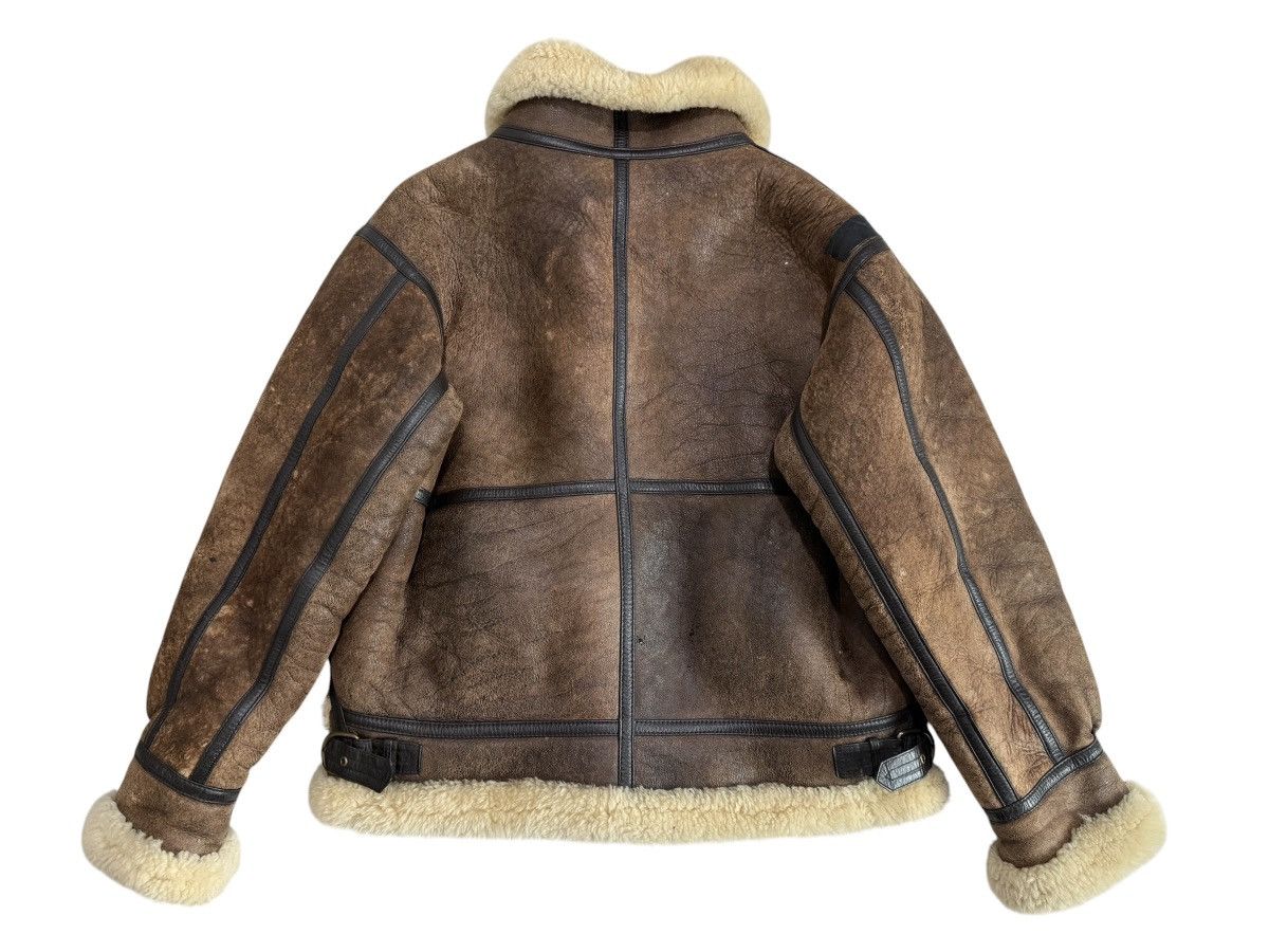 Schott B3 Jacket Sheep Skin Genuine Shearling Texas Tanning Size US XL / EU 56 / 4 - 5 Thumbnail