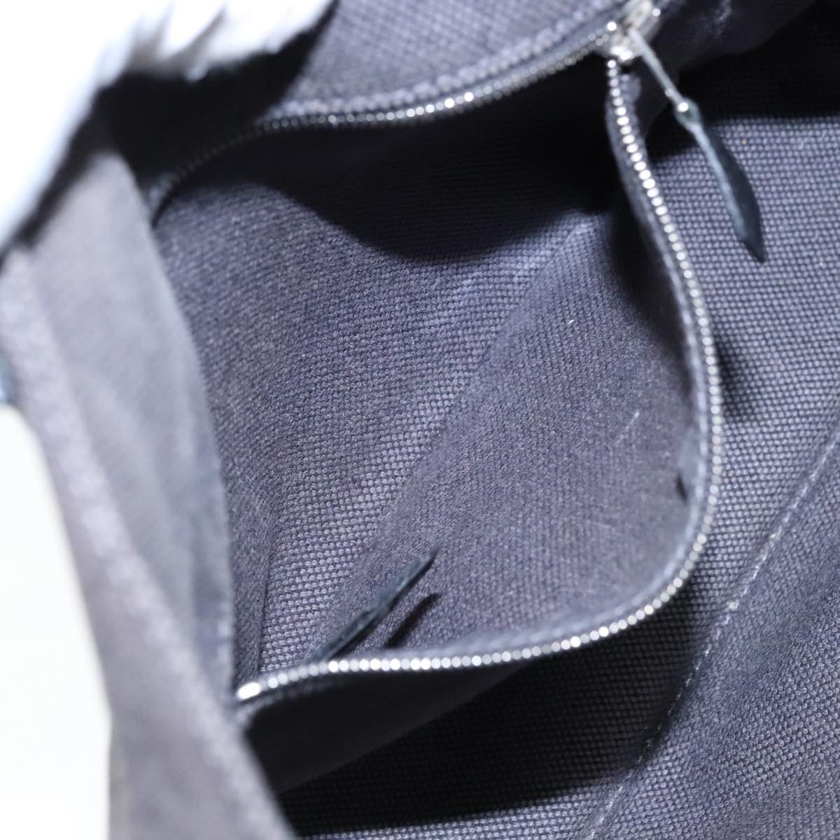 Hermes HERMES Sac Arne PM Hand Bag Canvas Gray Silver Size ONE SIZE - 11 Thumbnail