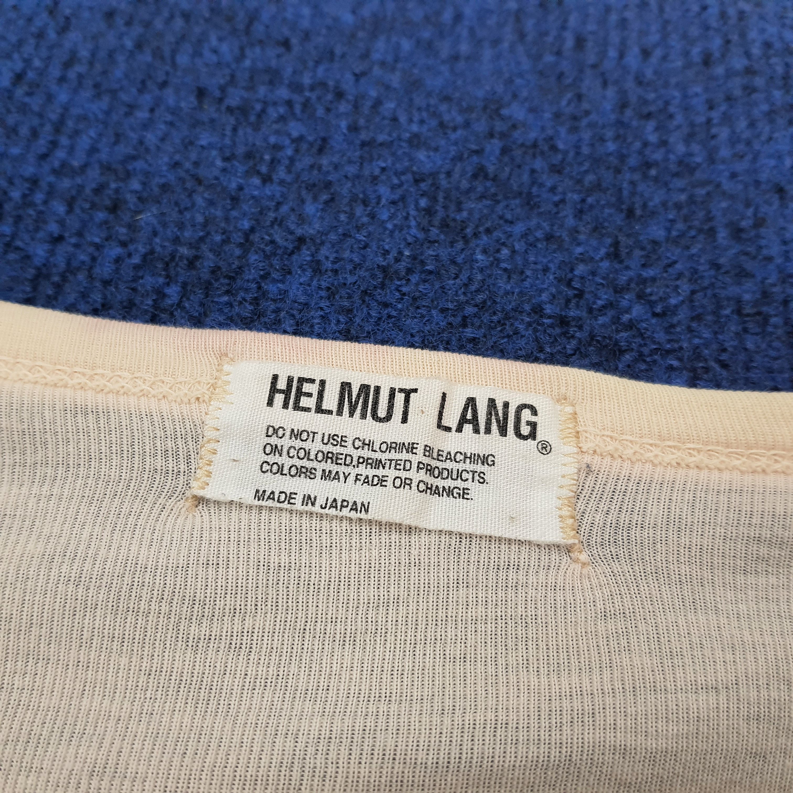 Helmut Lang × Vintage Vintage Helmut Lang Plain T-shirt Size XXS / US 00 / IT 34 - 4 Thumbnail