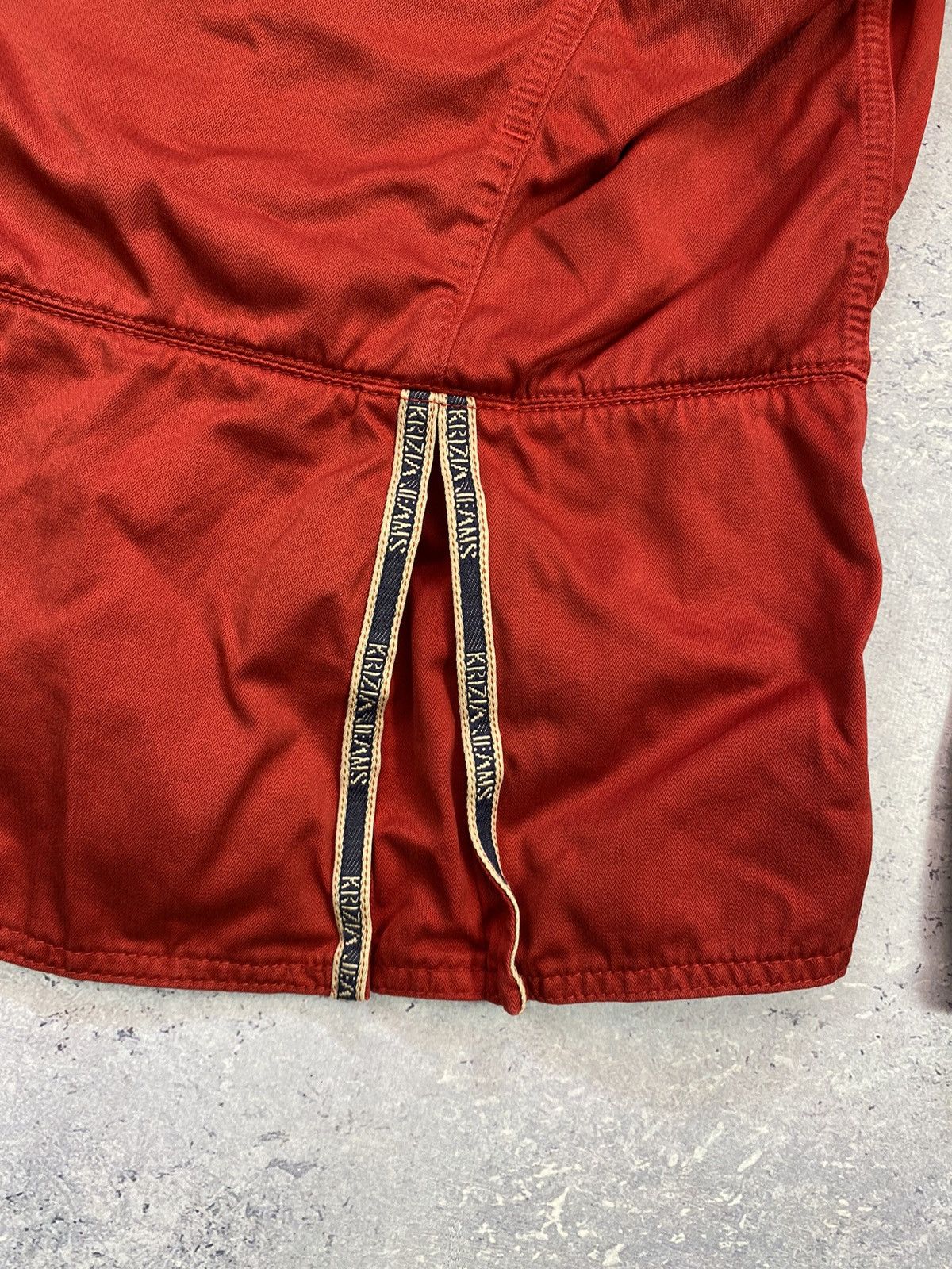 Krizia Krizia Jeans Women’s Red Light Overshot Jacket Size S / US 4 / IT 40 - 13 Thumbnail