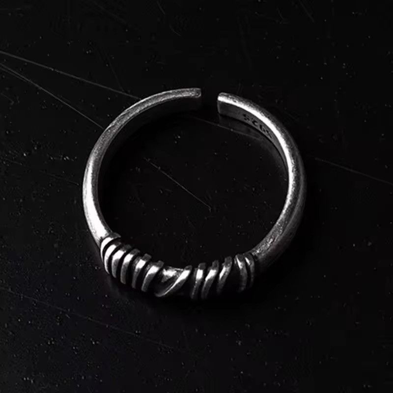 Other Brushed Wrapped Multi Lines Ring Size ONE SIZE - 2 Thumbnail