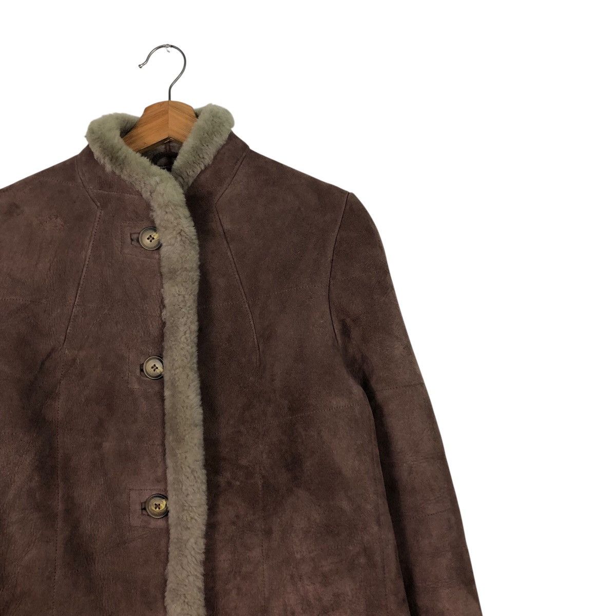Vintage Vintage Long Jacket Leather Shearling Mink Fur DenoDe Patit Size US M / EU 48-50 / 2 - 8 Thumbnail