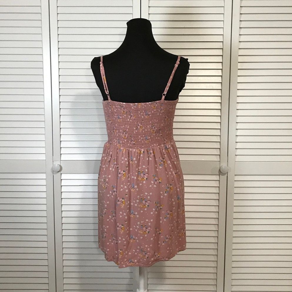 Other A.U.W. Pink Floral A-line Mini Sundress Juniors XL Size XL / US 12-14 / IT 48-50 - 2 Thumbnail