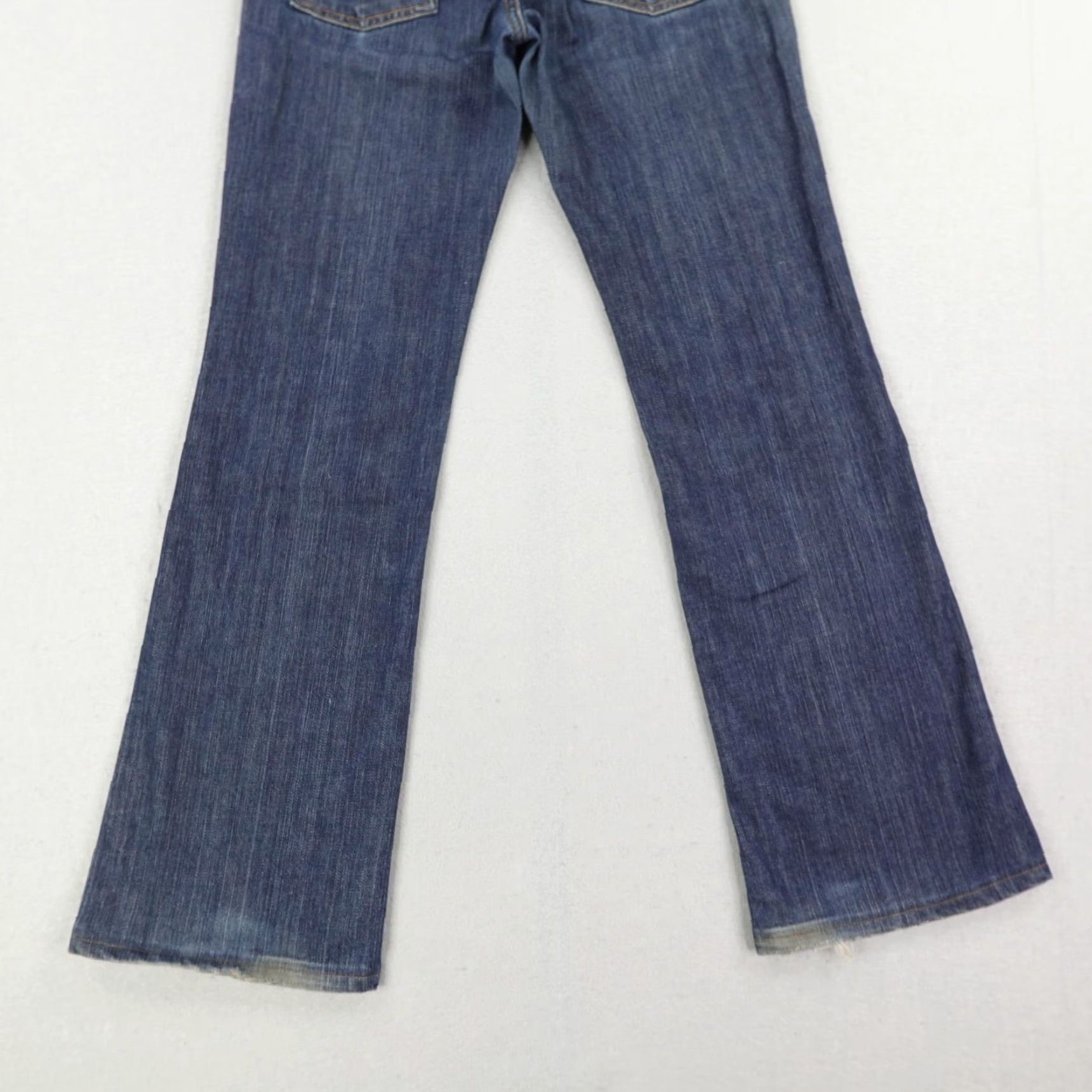 7 For All Mankind VINTAGE 7 For All Mankind Women’s Jeans Bootcut Low Rise Flare 29 Blue Denim Y2K Size 29" - 6 Thumbnail