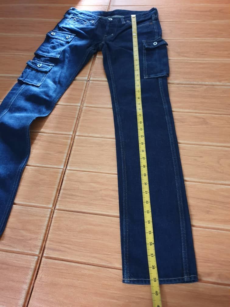 Japanese Brand 💥John bull multipocket denim jeans Size 30" / US 8 / IT 44 - 6 Thumbnail