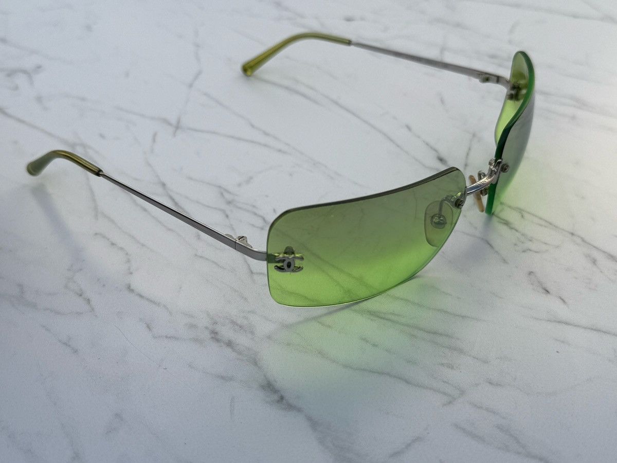 Chanel Chanel vintage sunglasses 4017 Green rare lens Size ONE SIZE - 15 Thumbnail