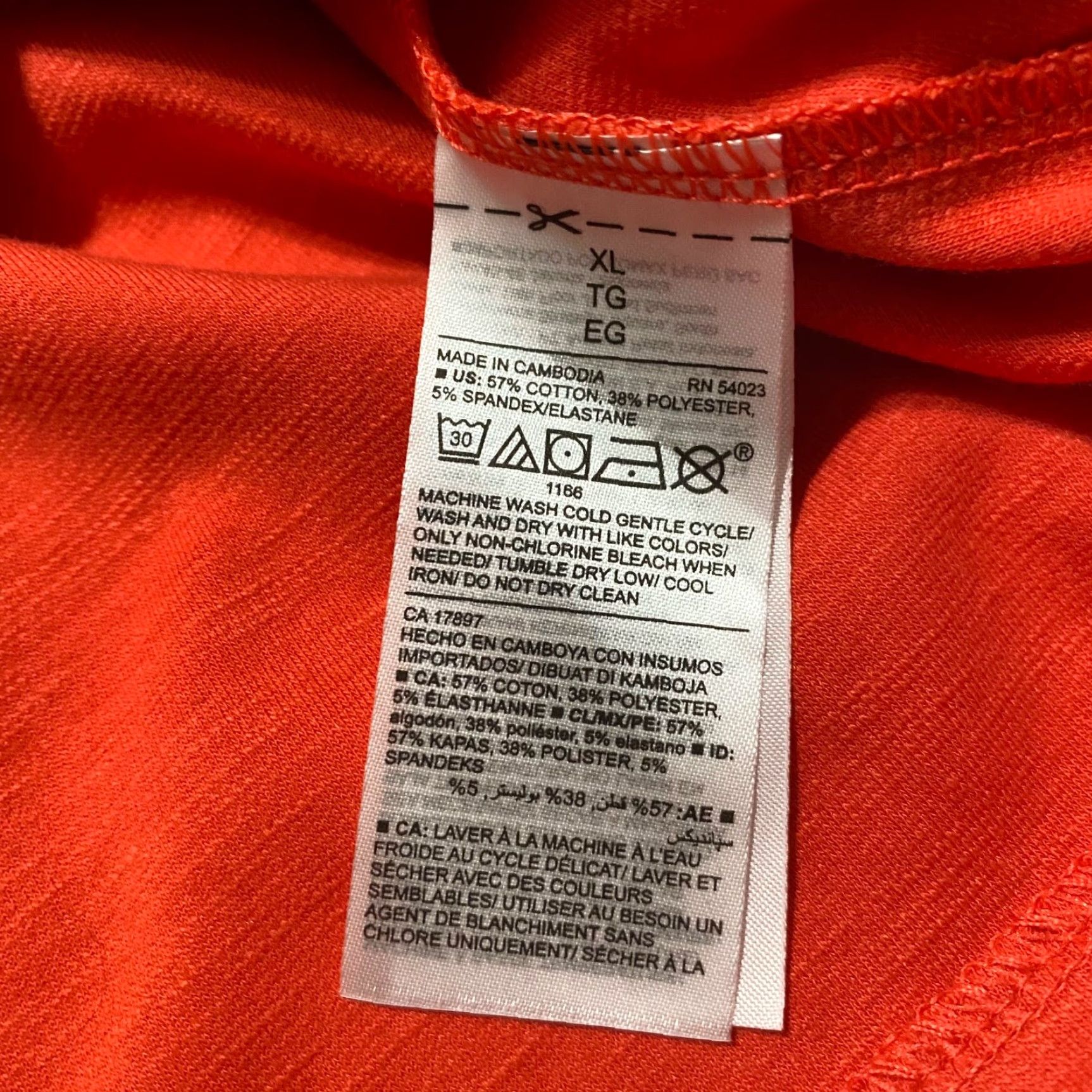 Old Navy Old Navy Dress Womens XL Solid Red Sheath 3/4 Sleeve Midi Round Neck Cocktail Casual Business 90s Preppy Womens Size XL / US 12-14 / IT 48-50 - 4 Thumbnail