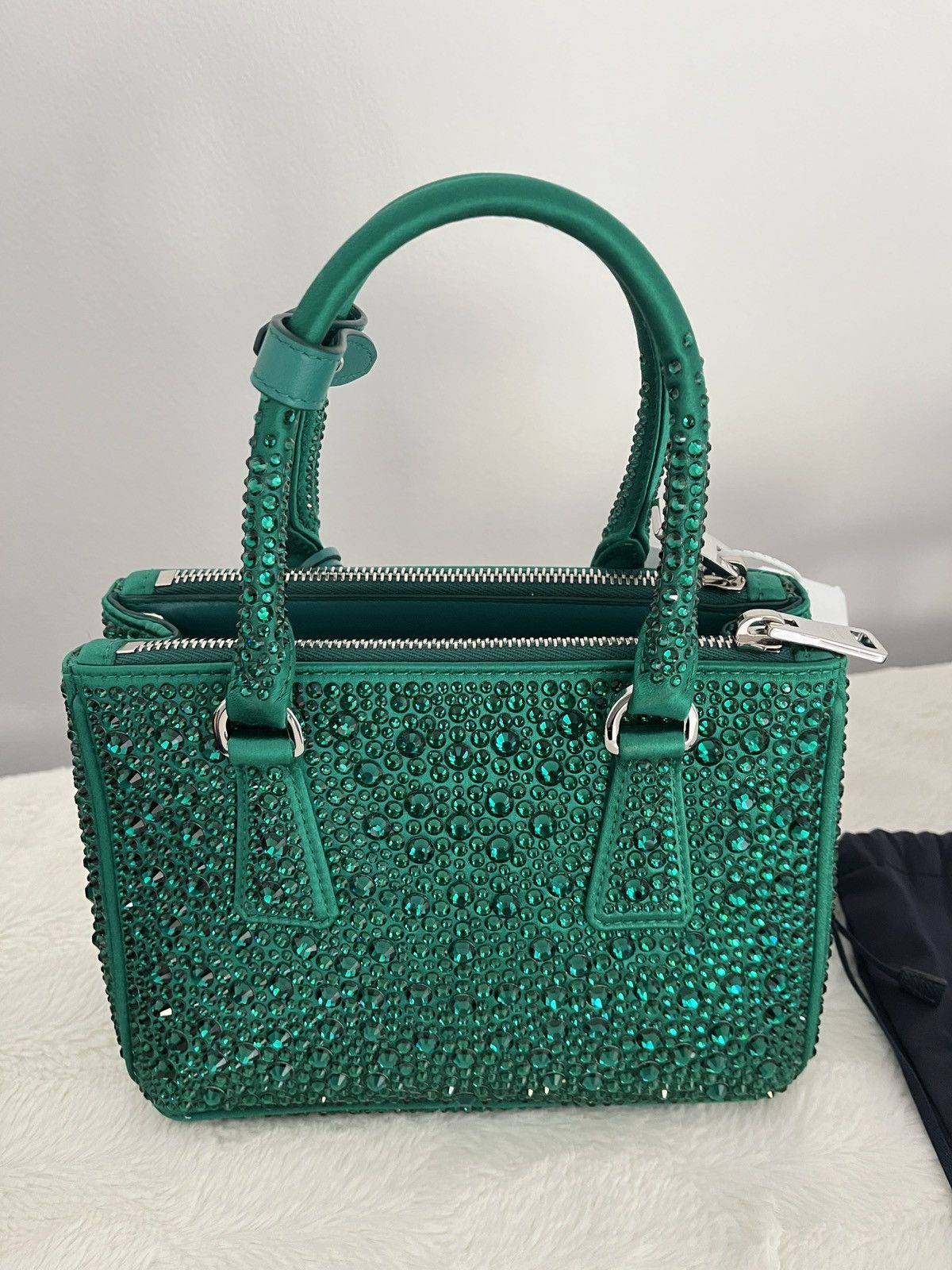 Prada Prada galleria crystal bag Size ONE SIZE - 7 Thumbnail