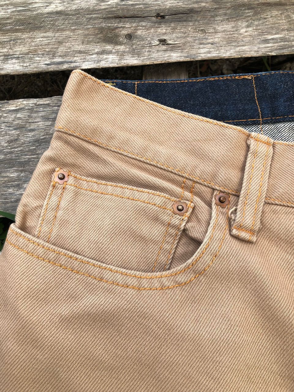 If Six Was Nine × Japanese Brand × KOJIMA GENES Kojima Genes Japan Two Tone Panel Jeans Size US 30 / EU 46 - 5 Thumbnail