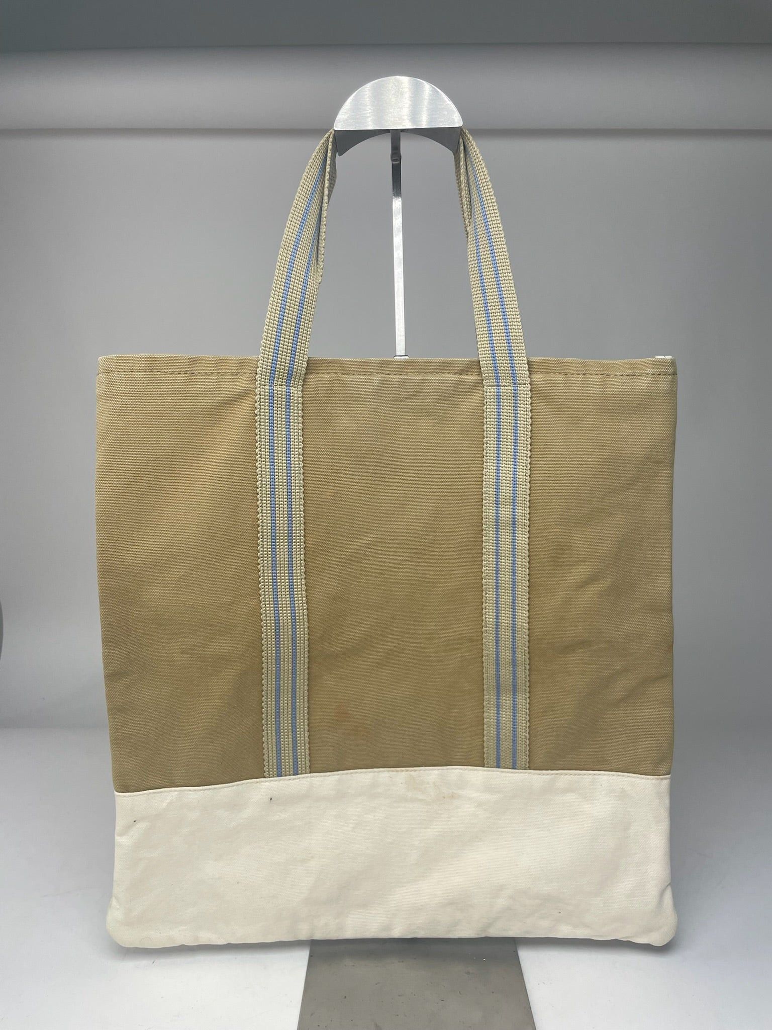 Vintage Canvas Shopper Bag beige