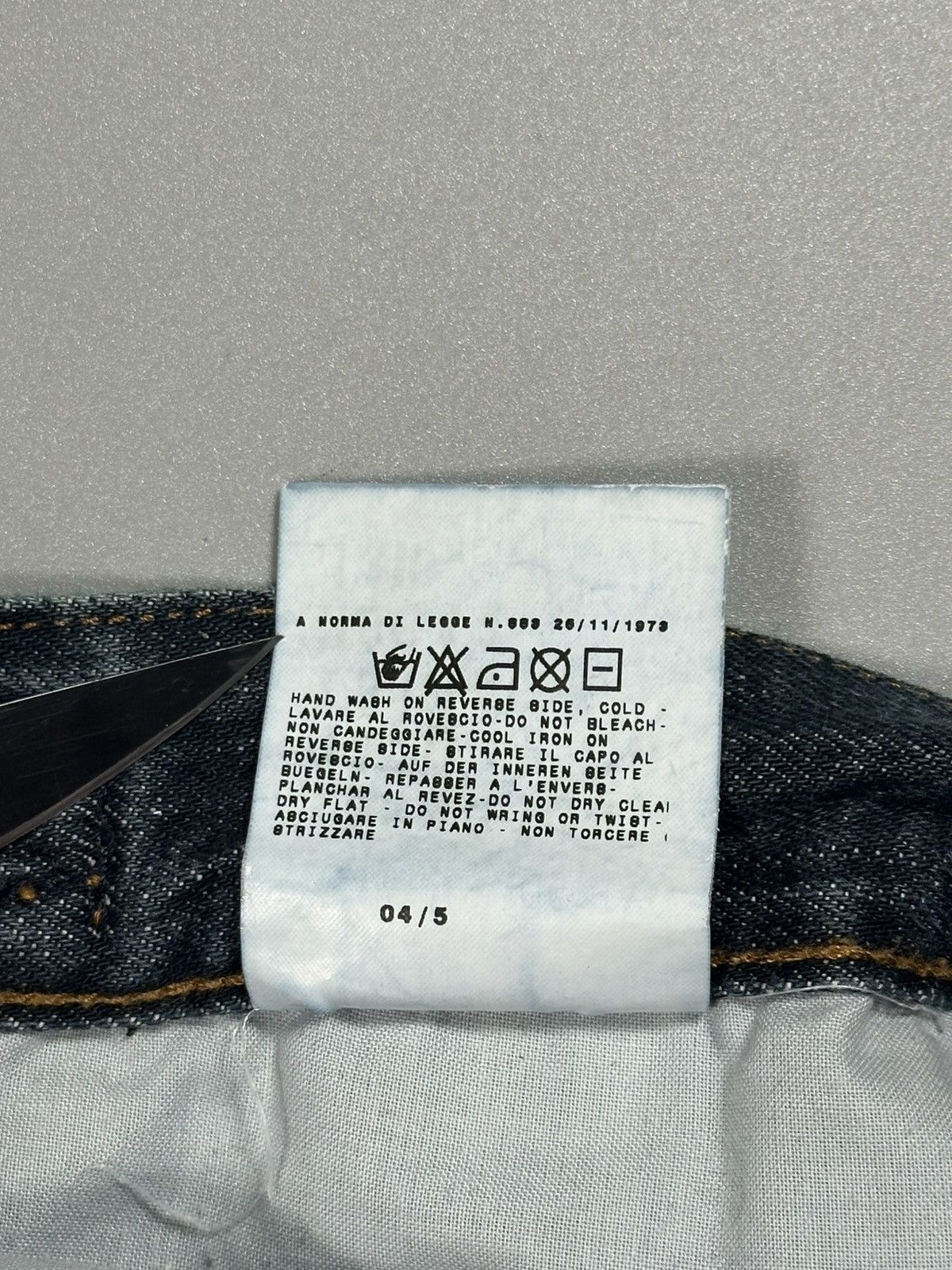 Dolce & Gabbana F/W2004 Dolce & Gabbana Biker Straight Leg Blue Denim Jeans Size US 36 / EU 52 - 19 Thumbnail
