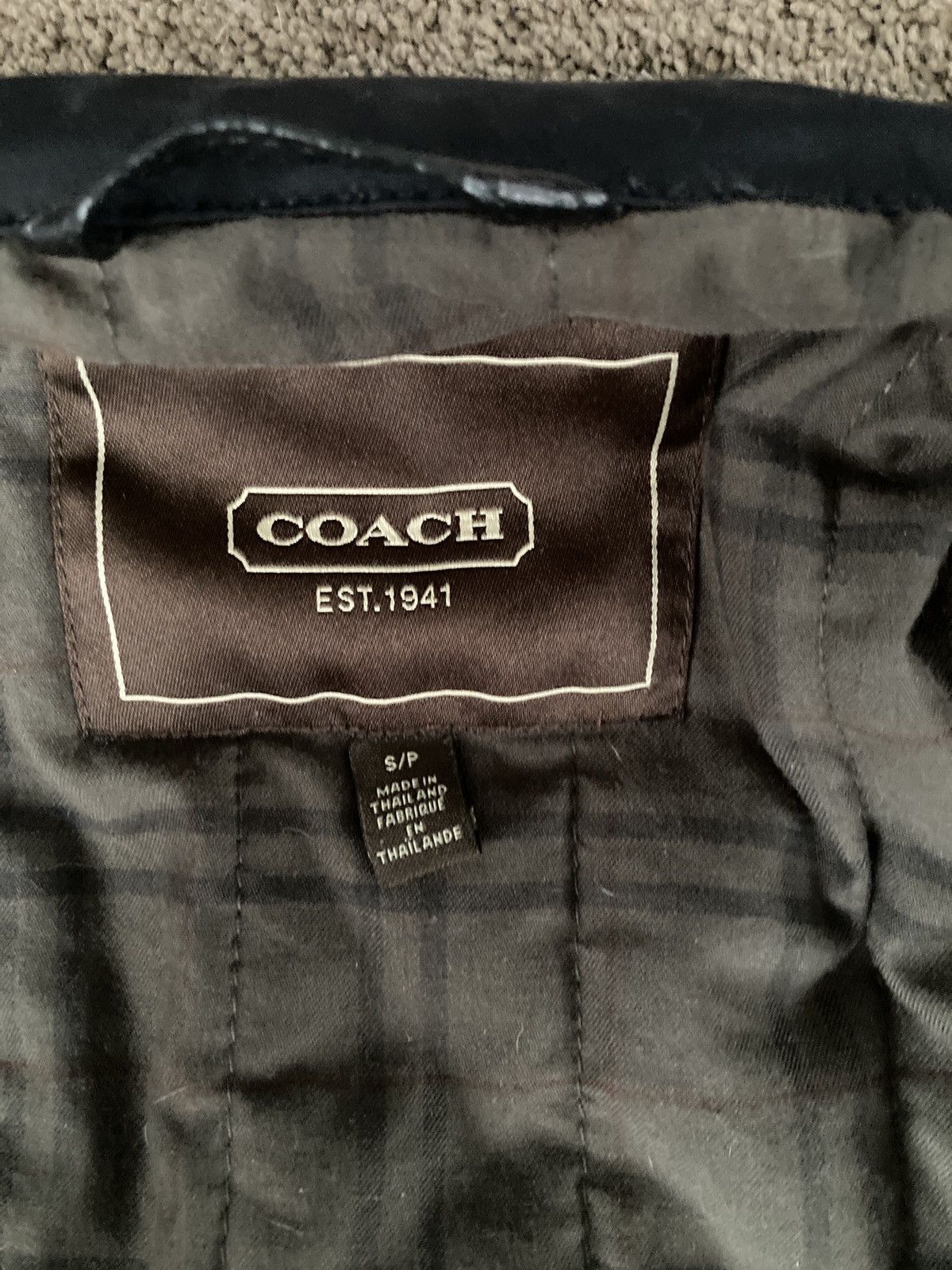 image of Coach Jacket in Black, Men's (Size Small)