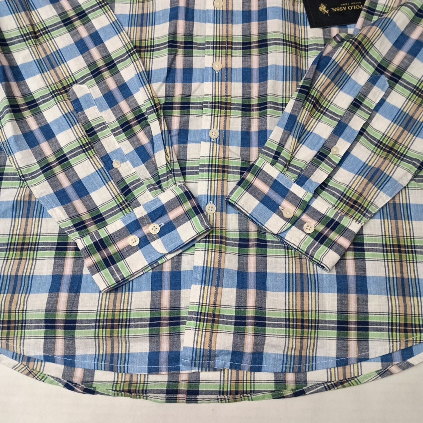 U.S. Polo Assn. U.S. Polo Assn. Button Woven Shirt Mens 2XL Multicolor Plaid Size US XXL / EU 58 / 5 - 2 Thumbnail