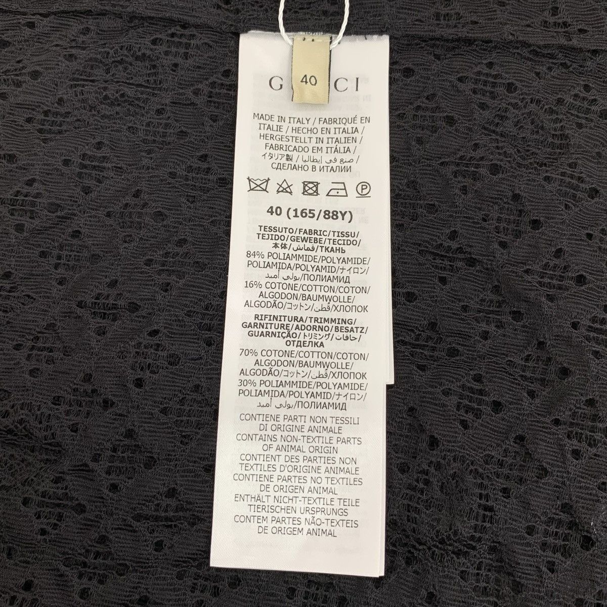 Gucci Gucci Hollow-out Floral Lace Trim Long Sleeve Shirt K26WX Size L / US 10 / IT 46 - 7 Thumbnail