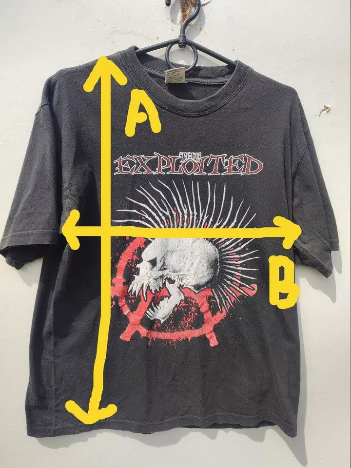 Vintage Rare The Exploited vintage shirt size L Size US L / EU 52-54 / 3 - 12 Thumbnail