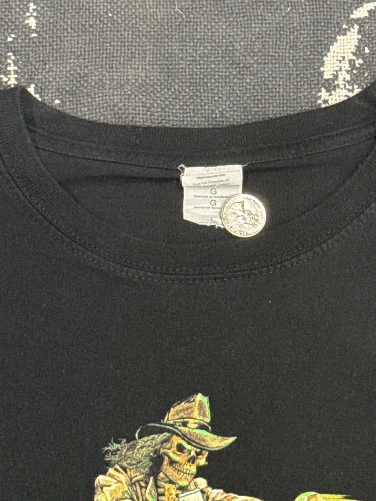 Vintage Bike Wek Daytona Beach 2015 Halloween Skull Vintage T-Shirt Size US L / EU 52-54 / 3 - 5 Thumbnail