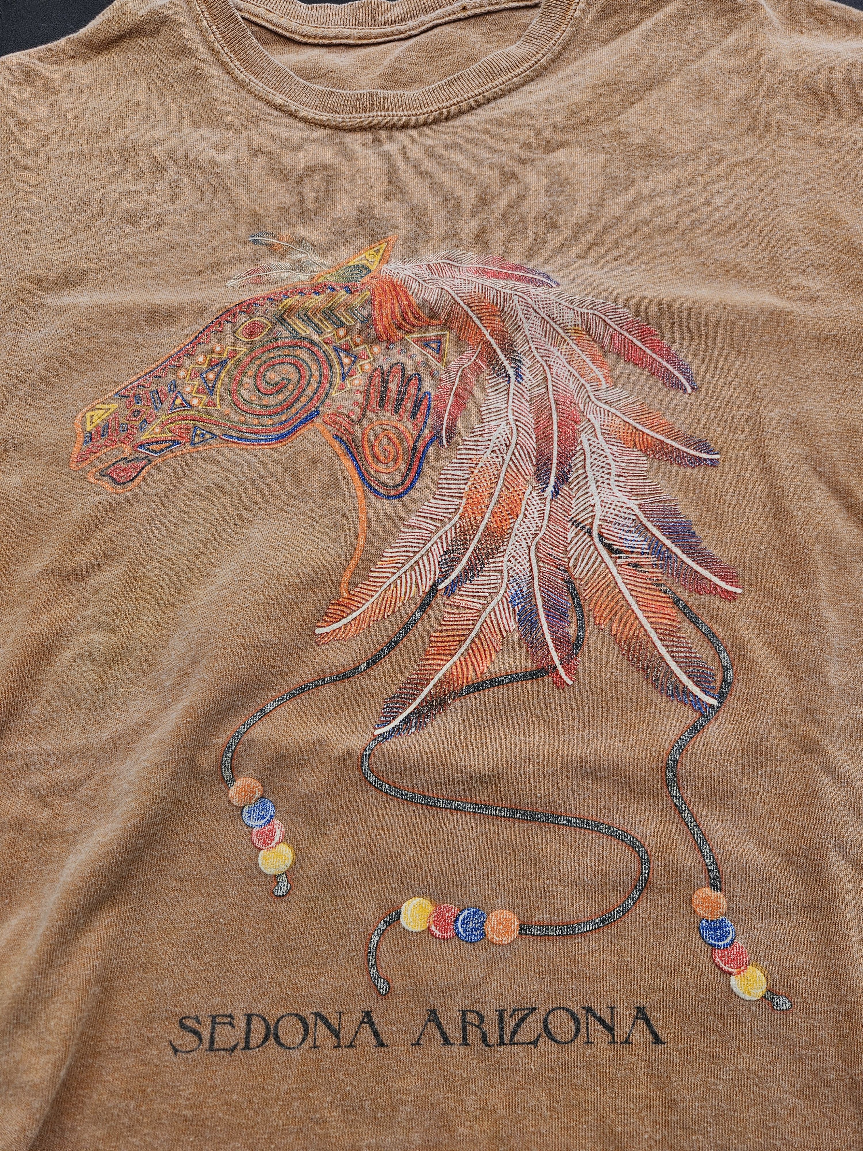 Other Sedona Arizona Vintagw Native Horse Nature Tee Size US M / EU 48-50 / 2 - 2 Thumbnail