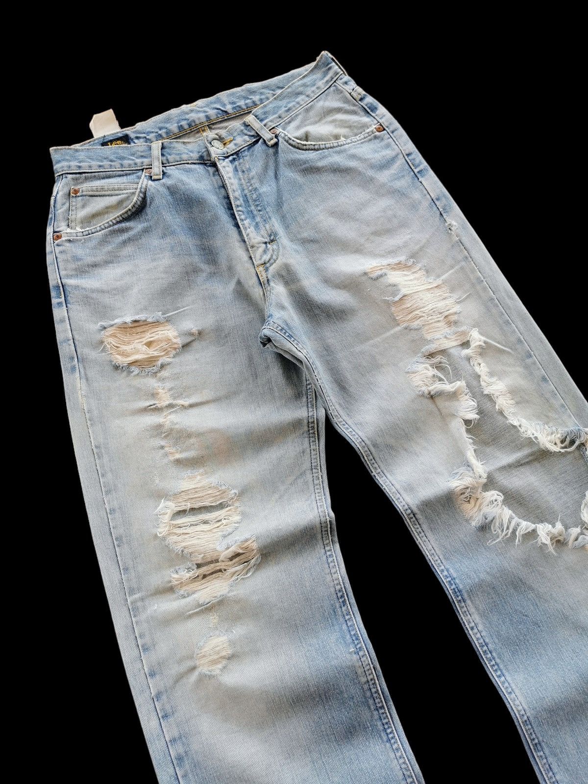 Lee Vintage Lee Destroy Denim Jean (Size 30x43.5) Size US 30 / EU 46 - 4 Thumbnail