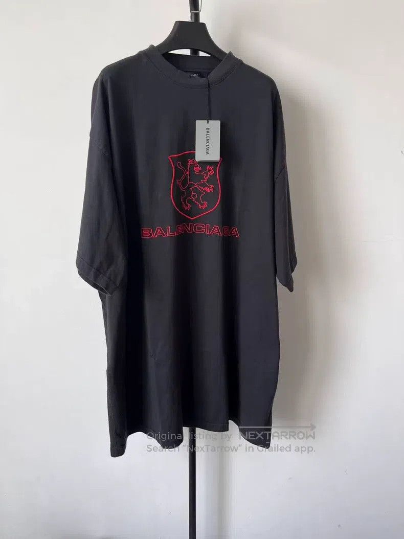 Balenciaga Balenciaga Logo Letter Printed Round Neck Short Sleeve T-S Size US XXL / EU 58 / 5 - 1 Thumbnail