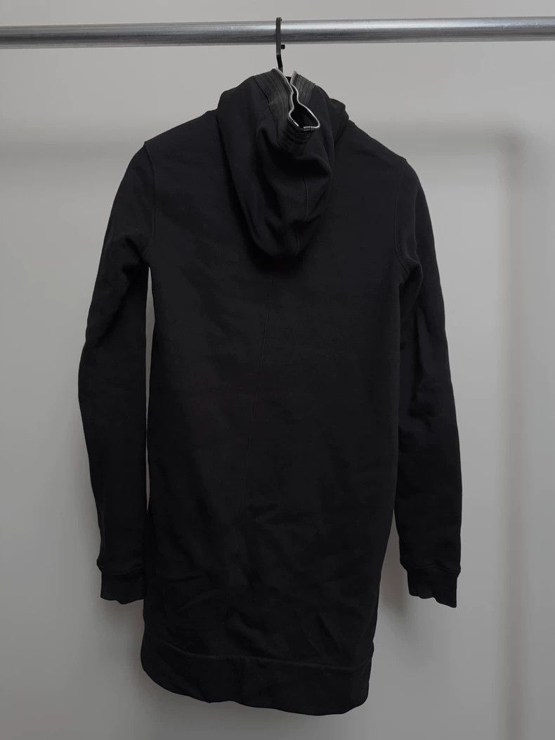 Rick Owens Rick Owens Dark black sheepskin paneled cut-out long zip h Size US XS / EU 42 / 0 - 3 Thumbnail