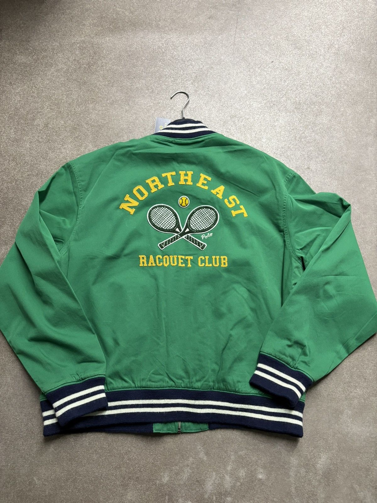 Polo Ralph Lauren Green Tennis Club Bomber Jacket Ralph Lauren Men’s XXL New Size US XXL / EU 58 / 5 - 1 Thumbnail