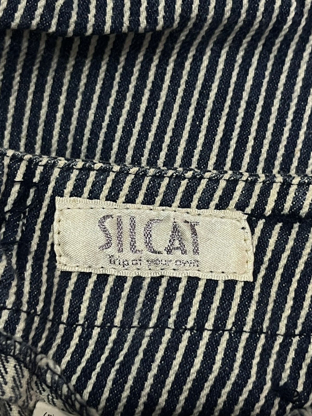 Kansai Yamamoto × Vintage Vintage Silcat Hickory Pants 80s Size 29" - 7 Thumbnail