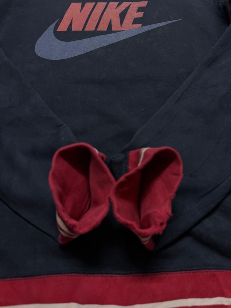 Nike VINTAGE Y2K NIKE BIG SWOOSH CREWNECK SWEATSHIRT RINGER Size US L / EU 52-54 / 3 - 13 Thumbnail