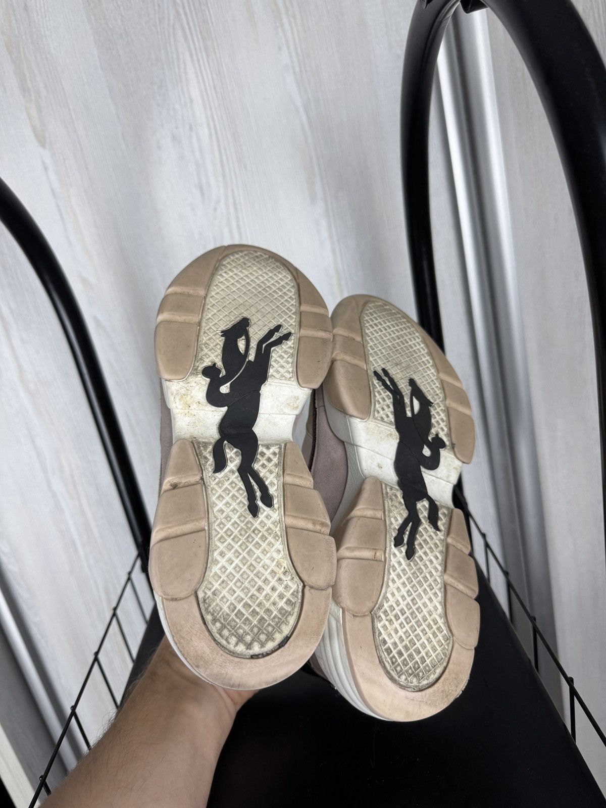 Longchamp LONGCHAMP Freeminder Cloud Beige Suede Sneakers Women’s 38 Size US 8 / IT 38 - 14 Thumbnail