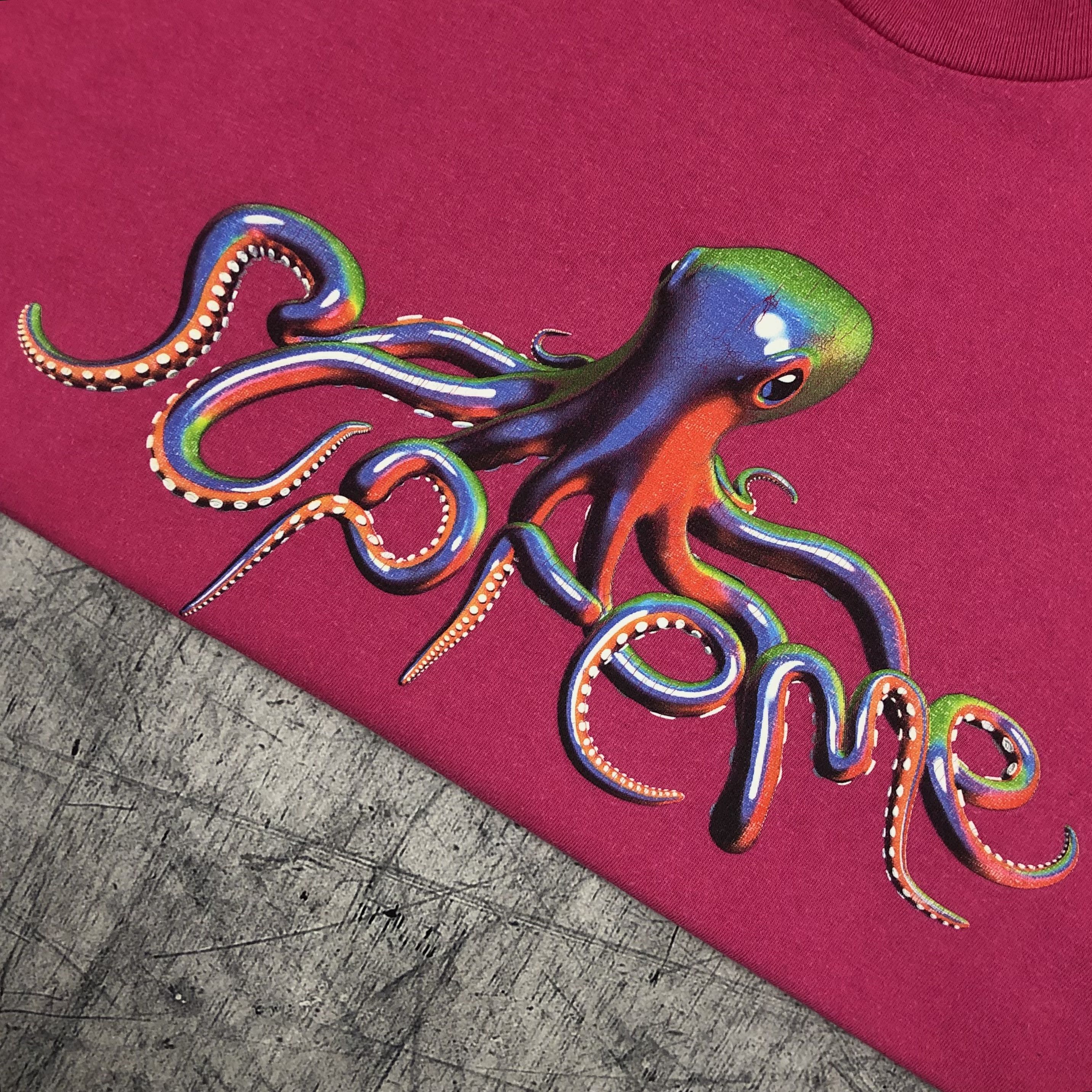 Supreme Y2K Supreme Tentacle Octopus Hot Pink Tee Size US M / EU 48-50 / 2 - 4 Thumbnail