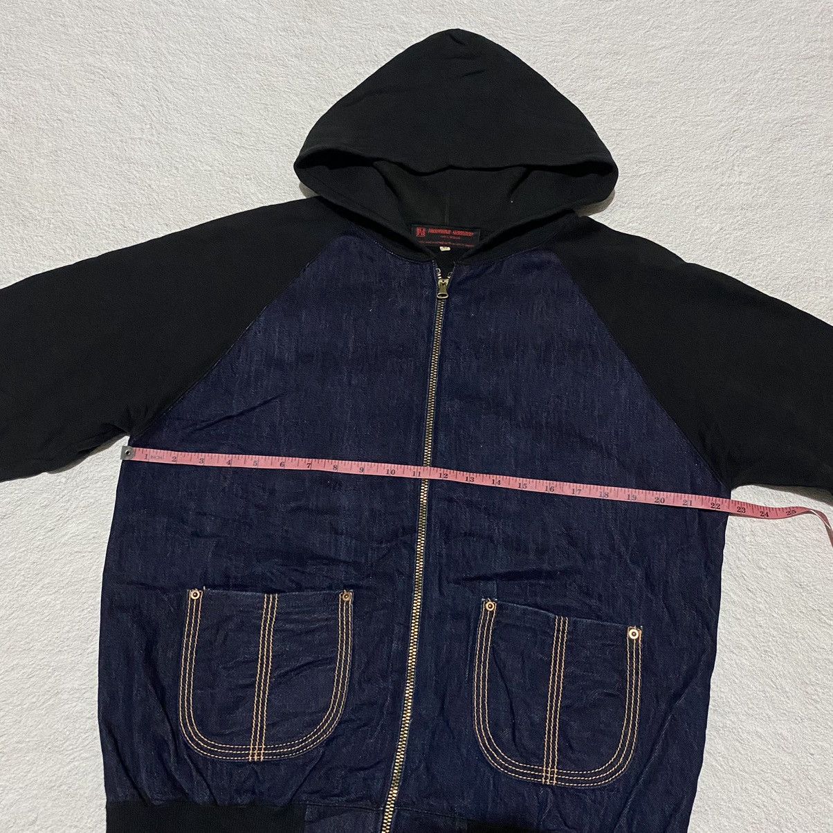 Evisu 🔥RARE🔥 Vintage Evisu Hidehiko Yamane Denim Ziphoodie Size US M / EU 48-50 / 2 - 6 Thumbnail
