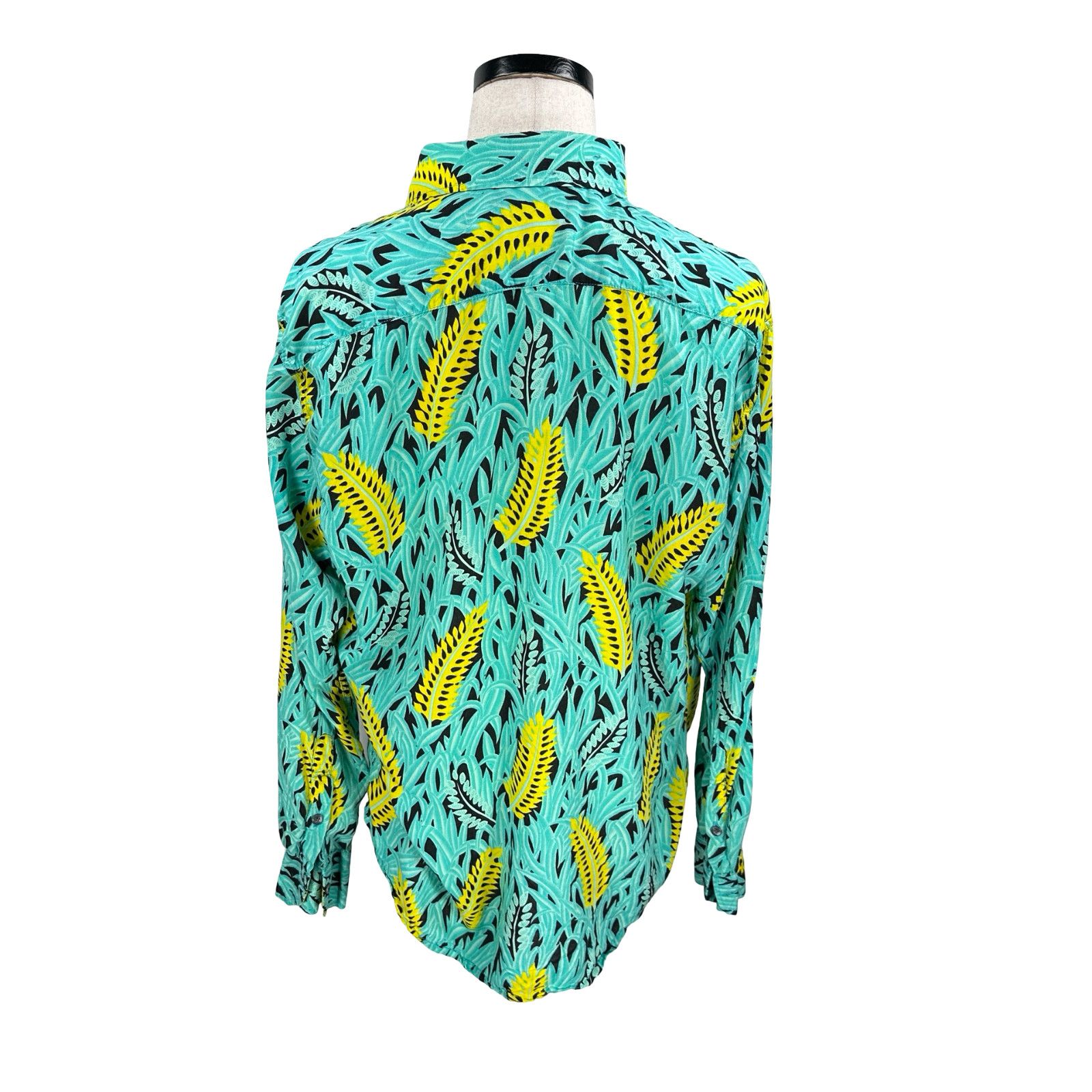 Other Loud Original Shirt Men 2XL Yellow Feathers & Green Grass Size US XXL / EU 58 / 5 - 5 Thumbnail