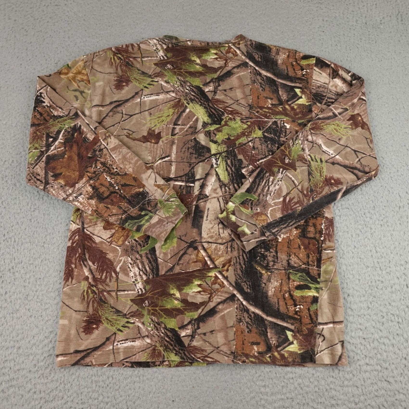 Vintage Code V Camo Shirt Mens Large Brown Green Woodland Camo Long Sleeve Hunting Y2K Size US L / EU 52-54 / 3 - 2 Thumbnail
