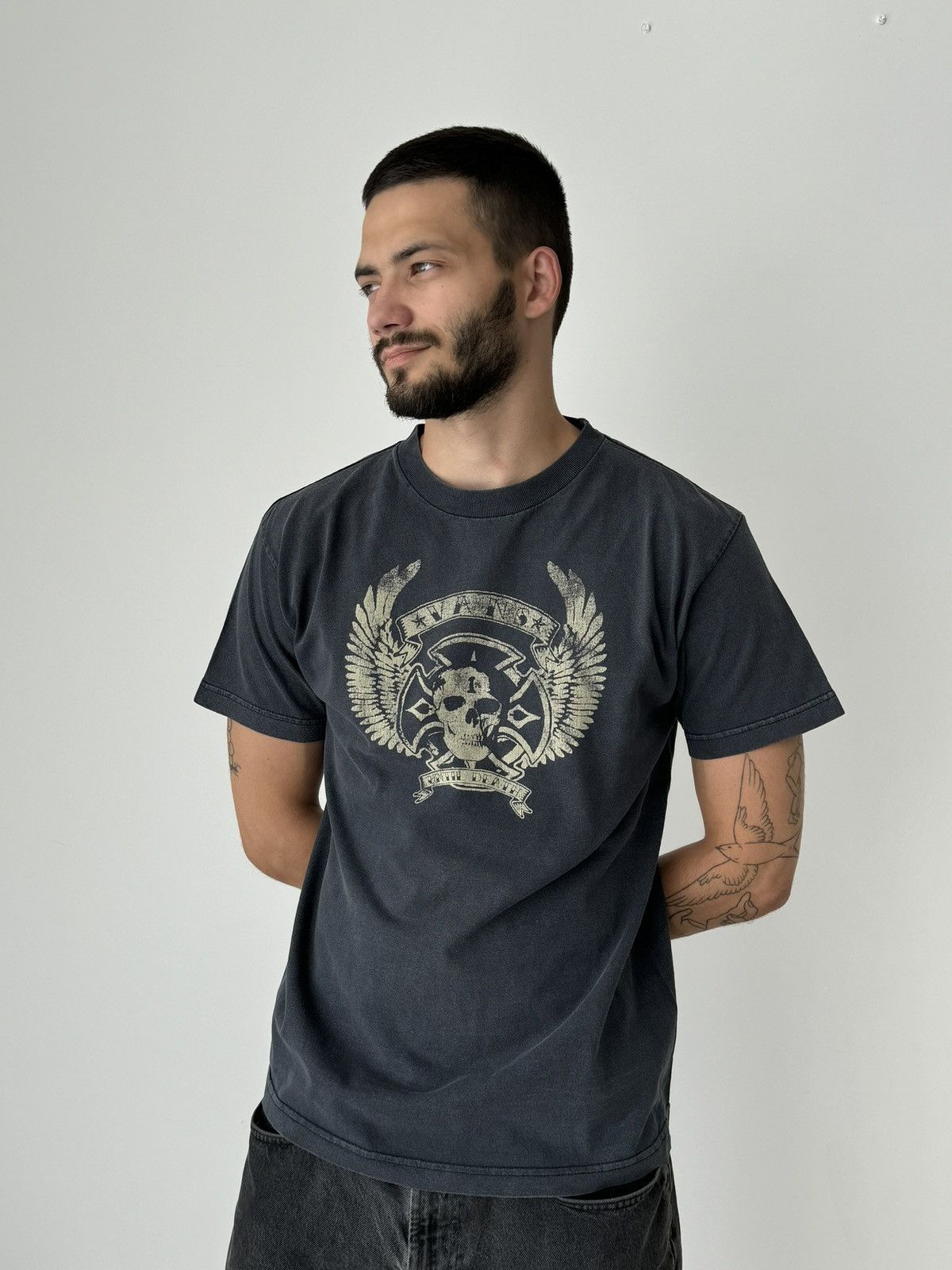 Vans × Vintage Vintage Y2K Vans Skateboarding ‘Until Death’ T-Shirt Size US M / EU 48-50 / 2 - 1 Thumbnail