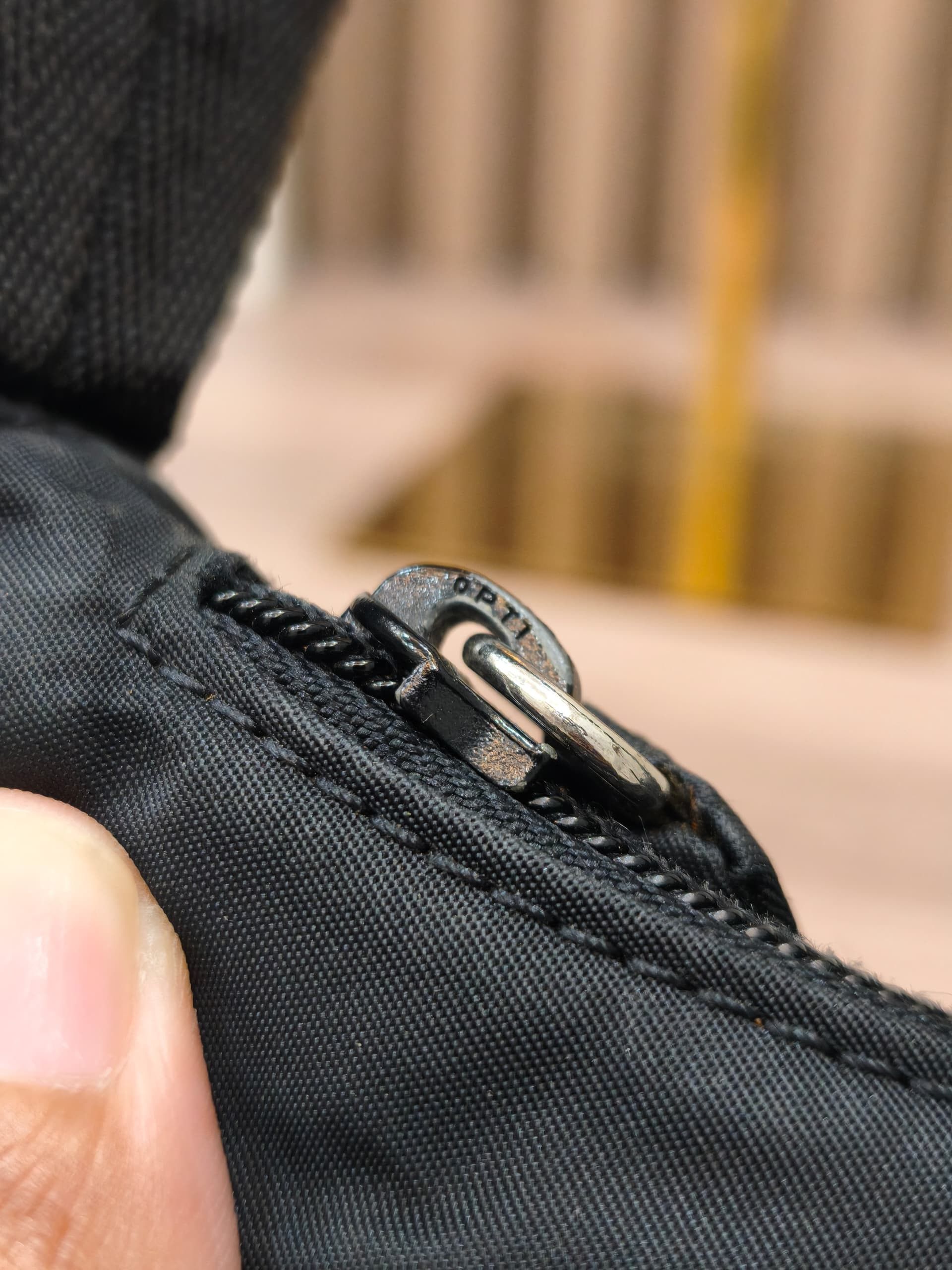 Prada Prada Black Nylon Mini Tessuto Shoulder Bag Size ONE SIZE - 10 Thumbnail