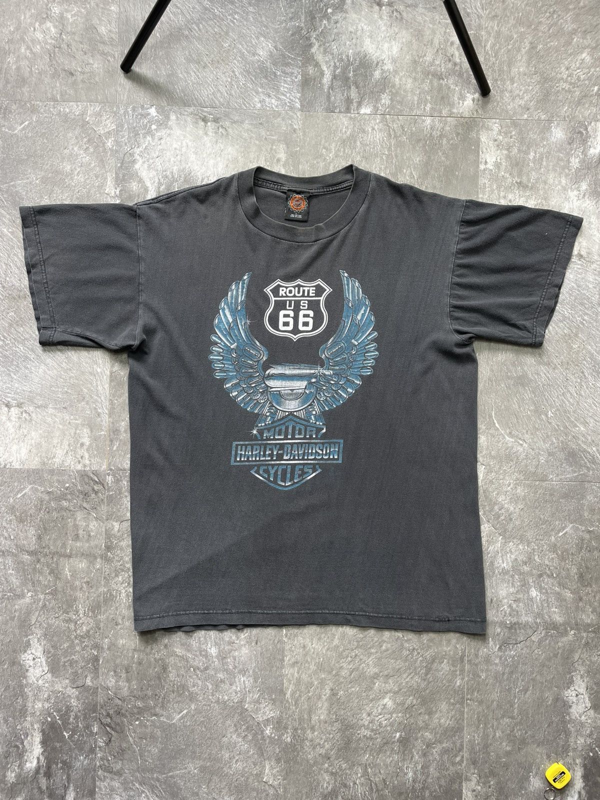 Harley Davidson Vintage 1996 Harley Davidson Route 66 T-Shirt Made in USA L Size US L / EU 52-54 / 3 - 1 Thumbnail