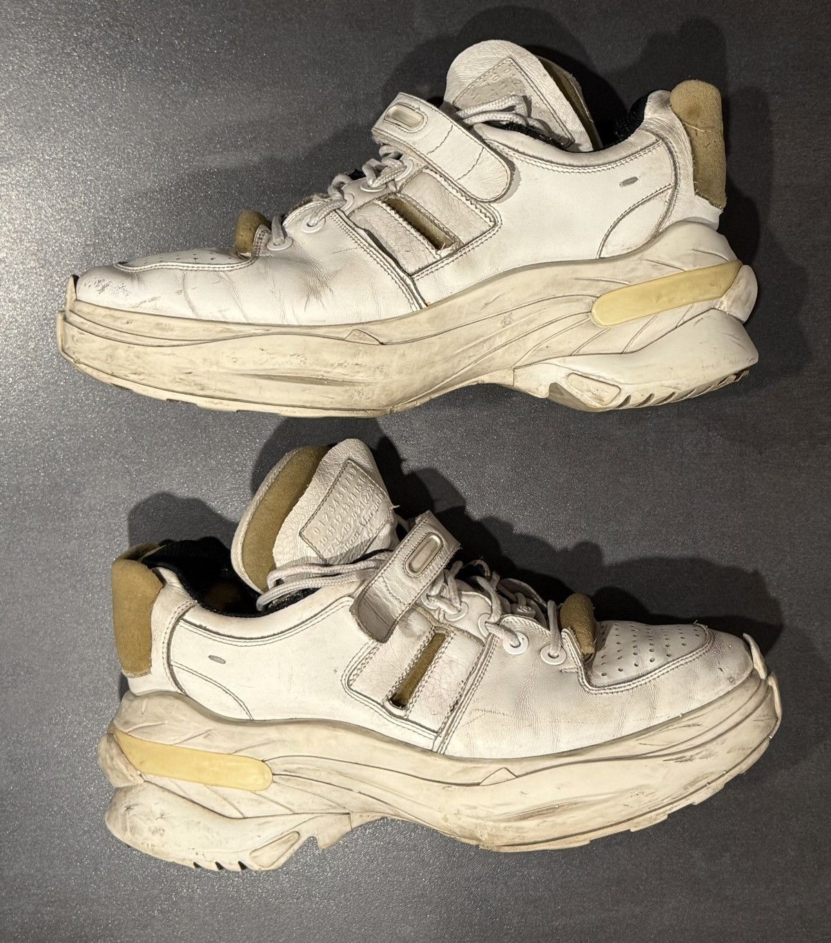 Maison Margiela Maison Margiela Retro Fit Artisanal Distressed Sneaker Size US 11 / EU 44 - 4 Thumbnail