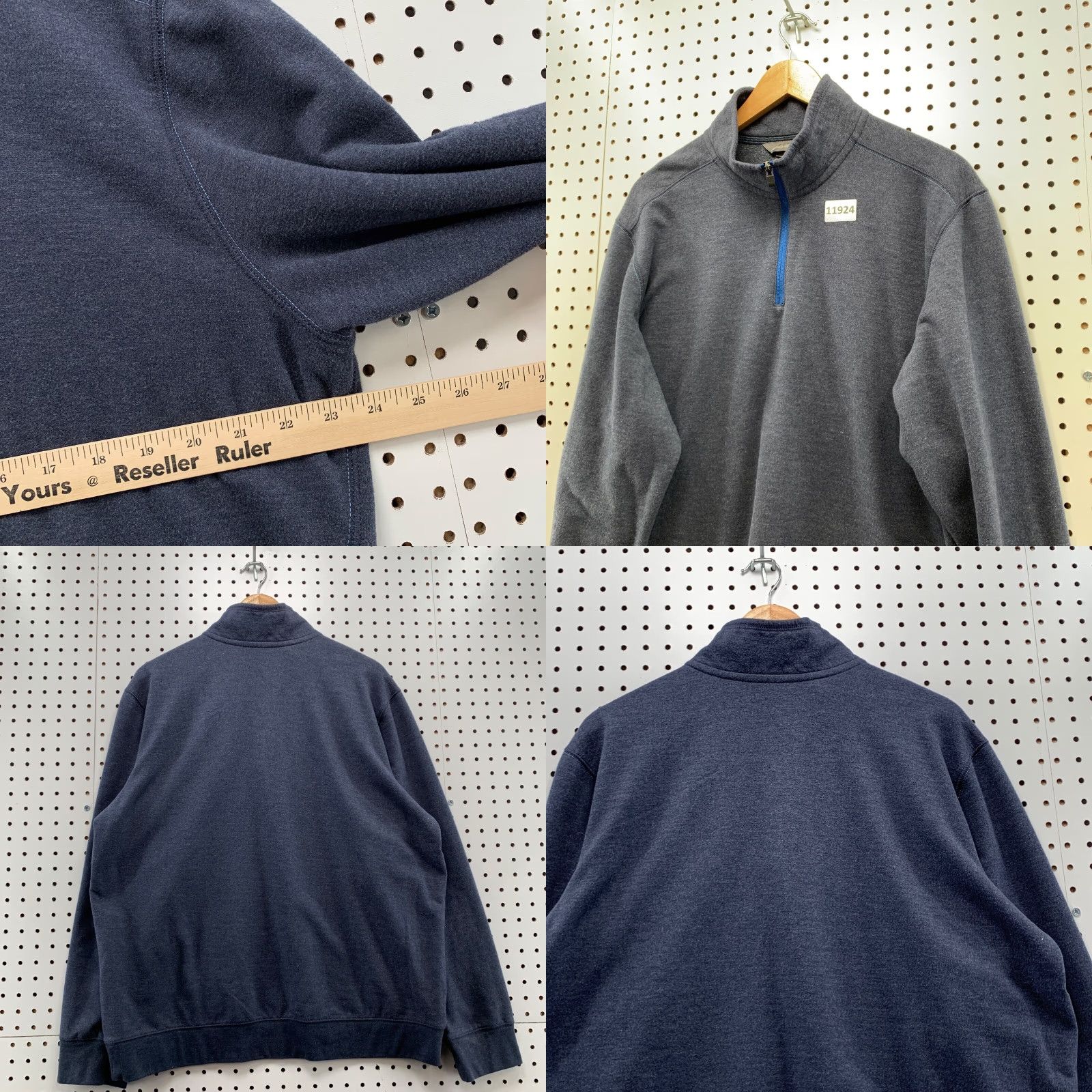 Eddie Bauer Eddie Bauer Sweater Large Mens Pullover 1/4 Zip Blue Long Sleeve Size US L / EU 52-54 / 3 - 9 Thumbnail