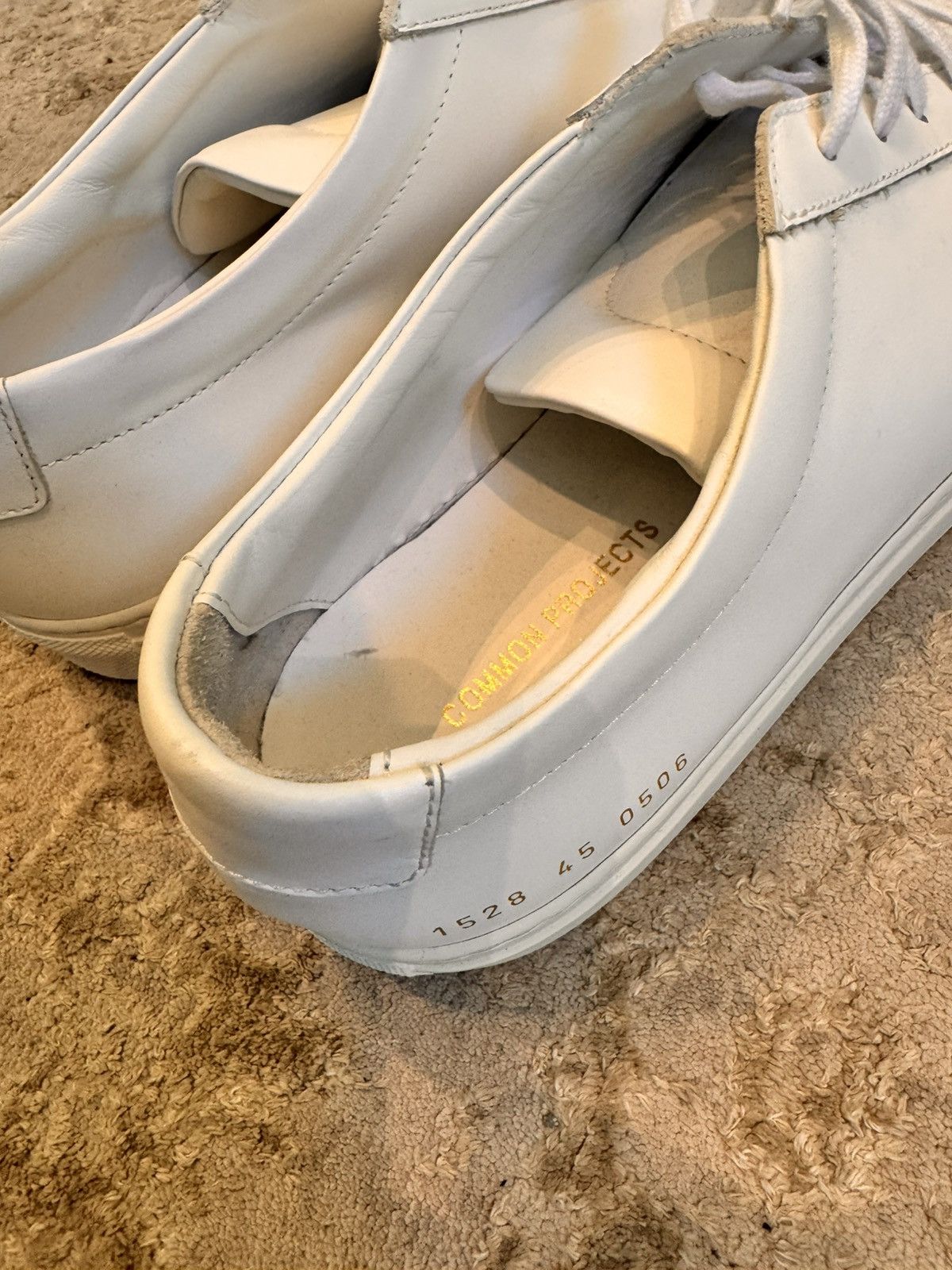 Common Projects Common Projects Achilles Premium Off White US 12 EU 45 Size US 12 / EU 45 - 5 Thumbnail