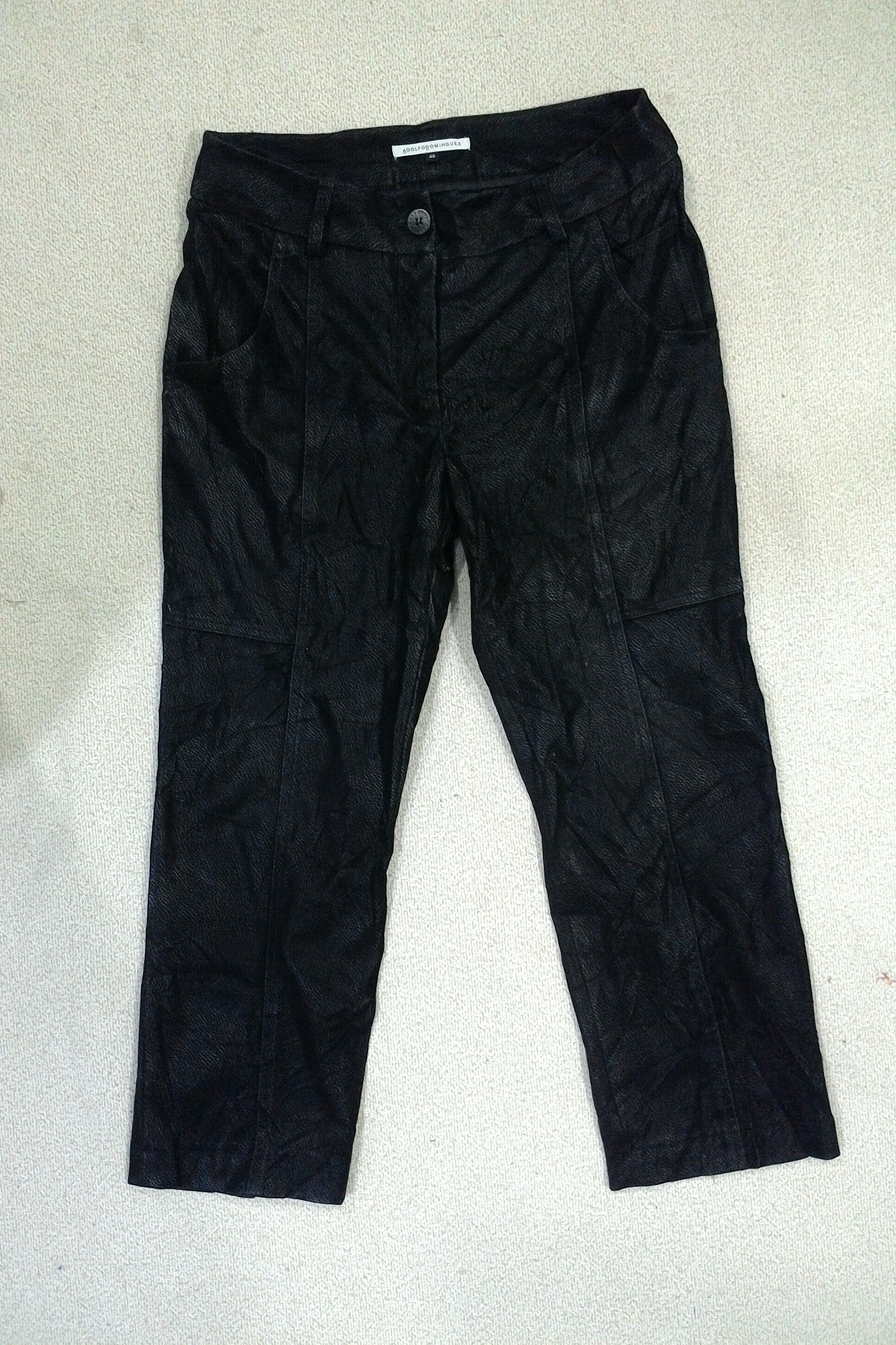 Adolfo Dominguez ADOLFO DOMINGUEZ Black Pant Size 32" / US 10 / IT 46 - 1 Thumbnail