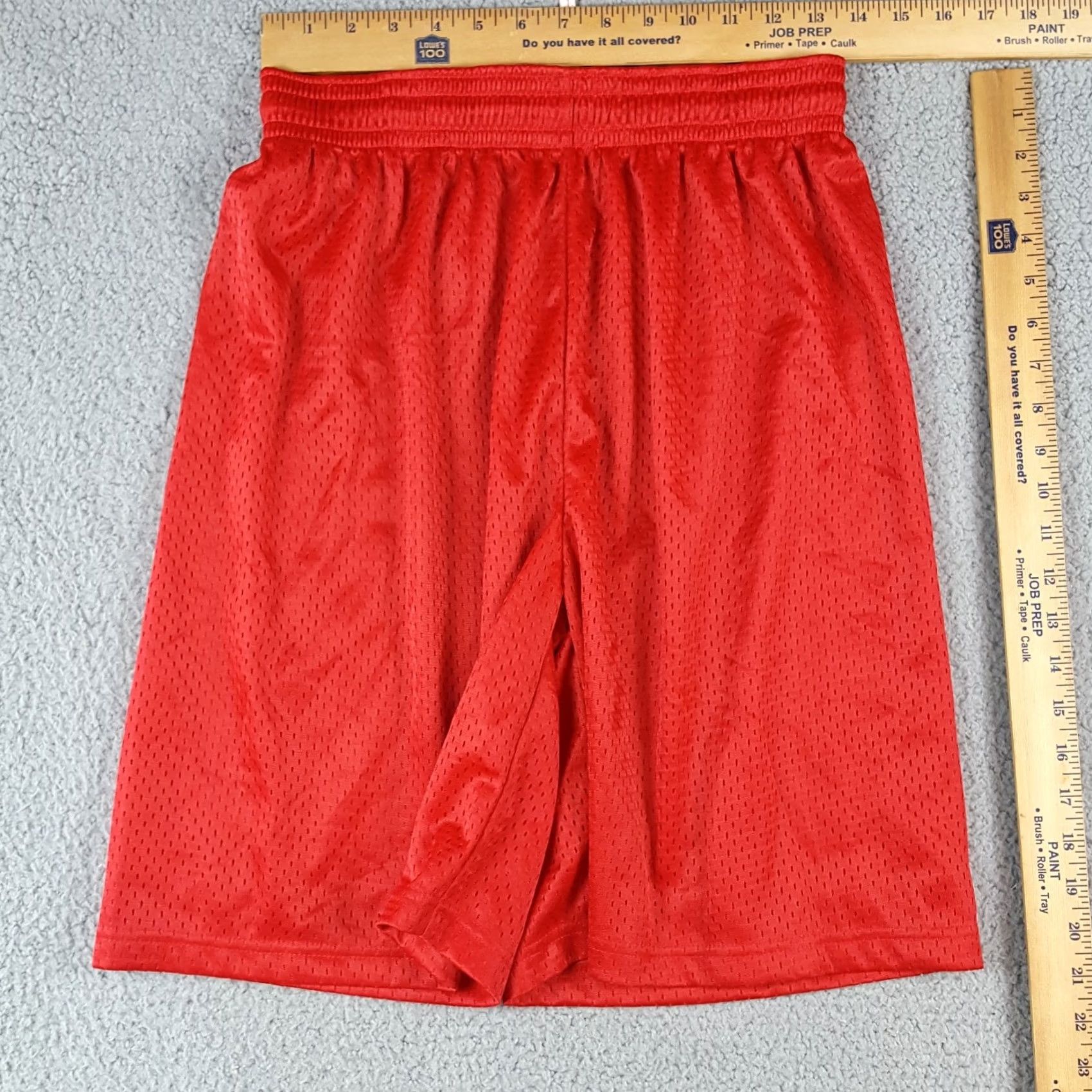 Vintage VINTAGE Basketball Shorts Men's M Retro Drawstring Gym Workout Red Stretch Waist Size US 31 - 5 Thumbnail