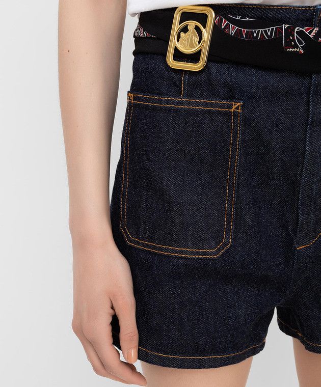 Lanvin o1y0326 Denim Short in Blue Size 27" / US 4 / IT 40 - 5 Thumbnail
