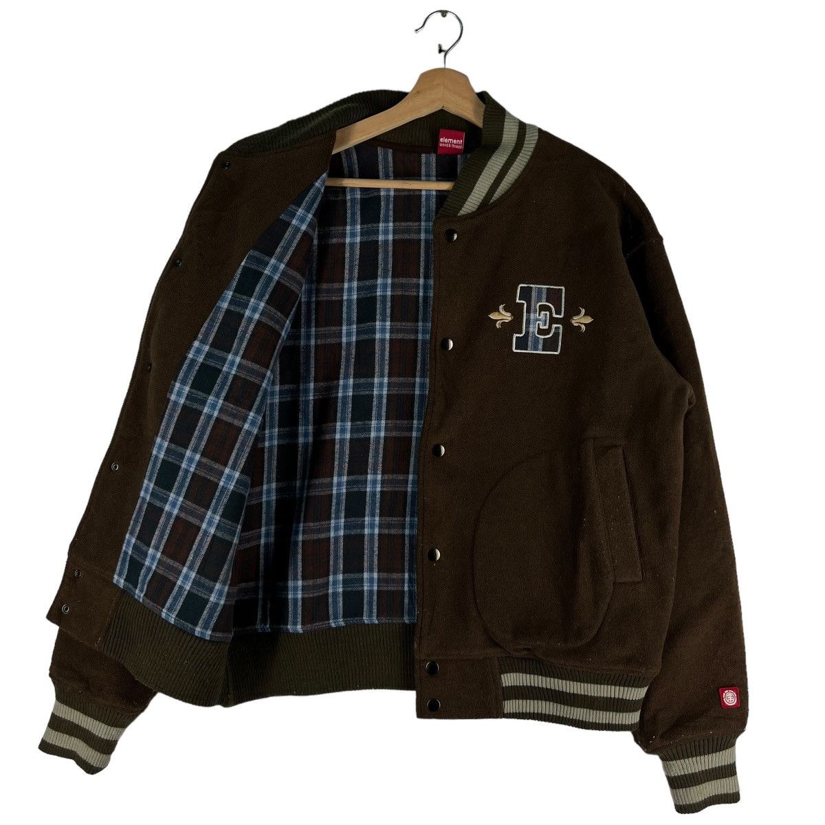 Japanese Brand 🔥VINTAGE WOOL BOMBER JACKET ELEMENT ISSEY MIYAKE Size US M / EU 48-50 / 2 - 10 Thumbnail