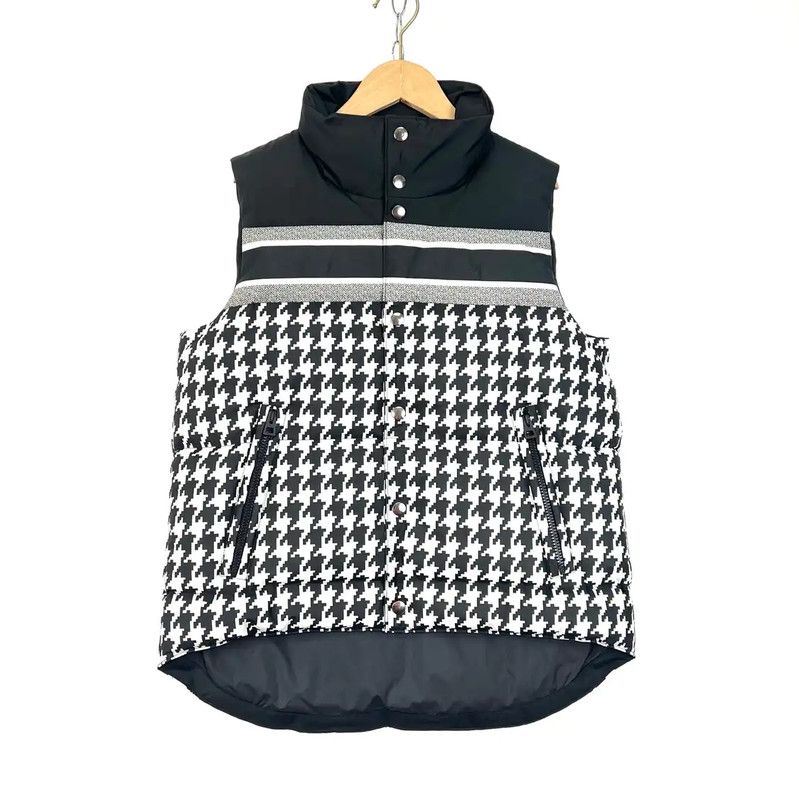 Dior Dior Black Nylon Houndstooth Short Down Jacket 0089 Size XS / US 0-2 / IT 36-38 - 1 Thumbnail