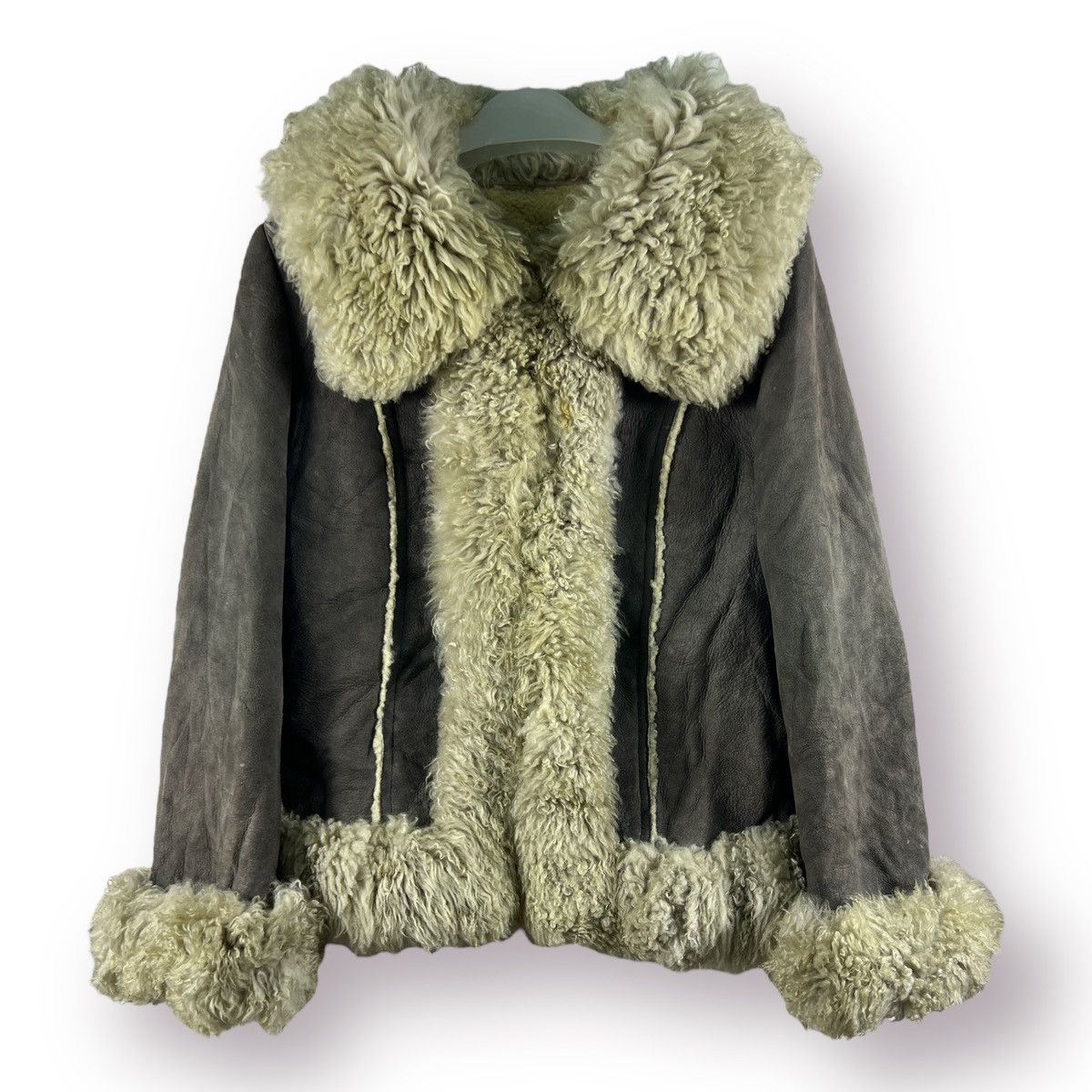 🔥 Unknown Sheepskin Croped jacket